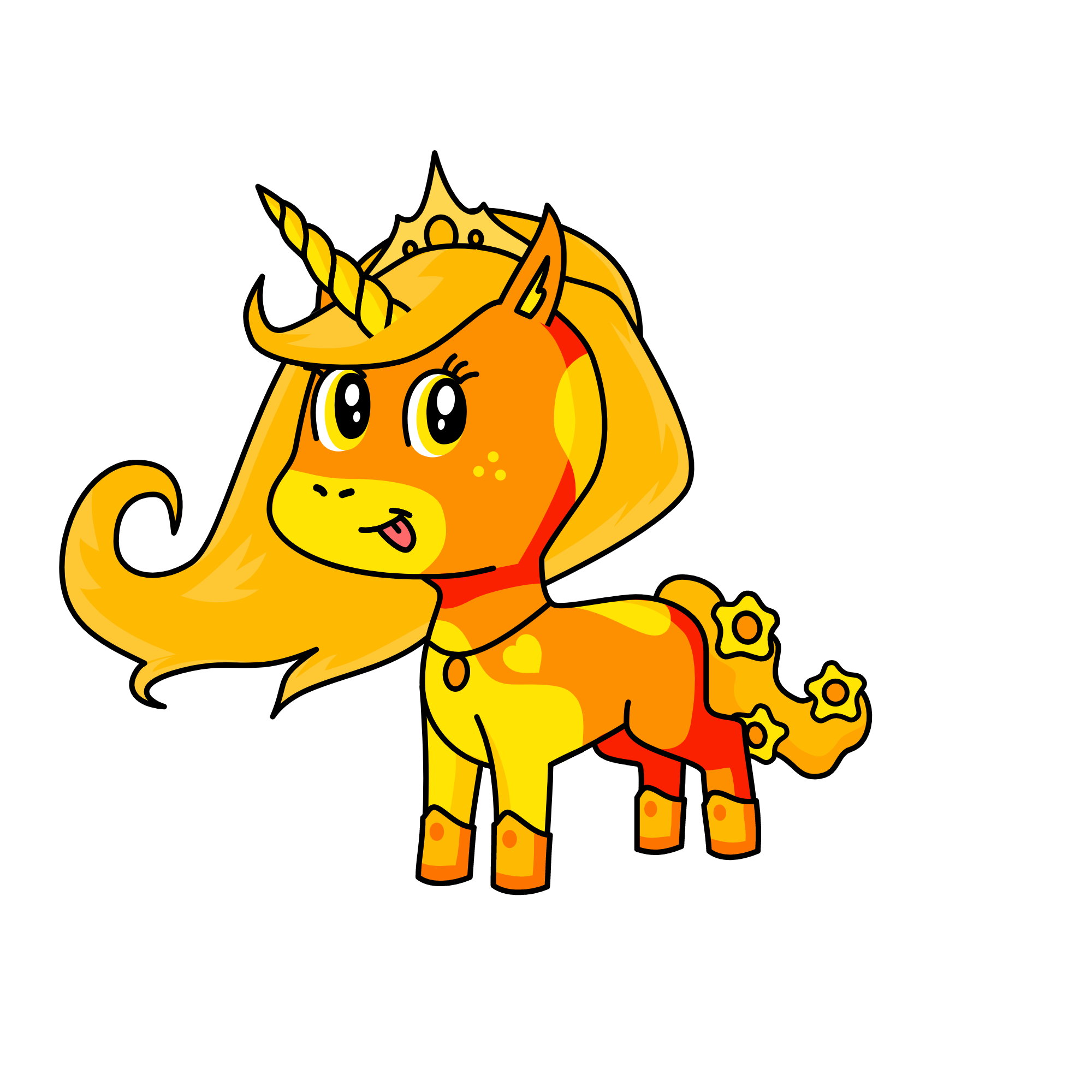 Royalty, the unicorn