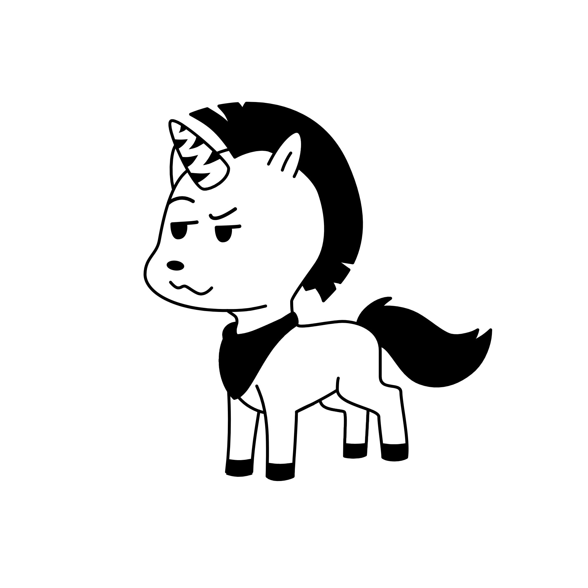 bob the ninja unicorn, the unicorn