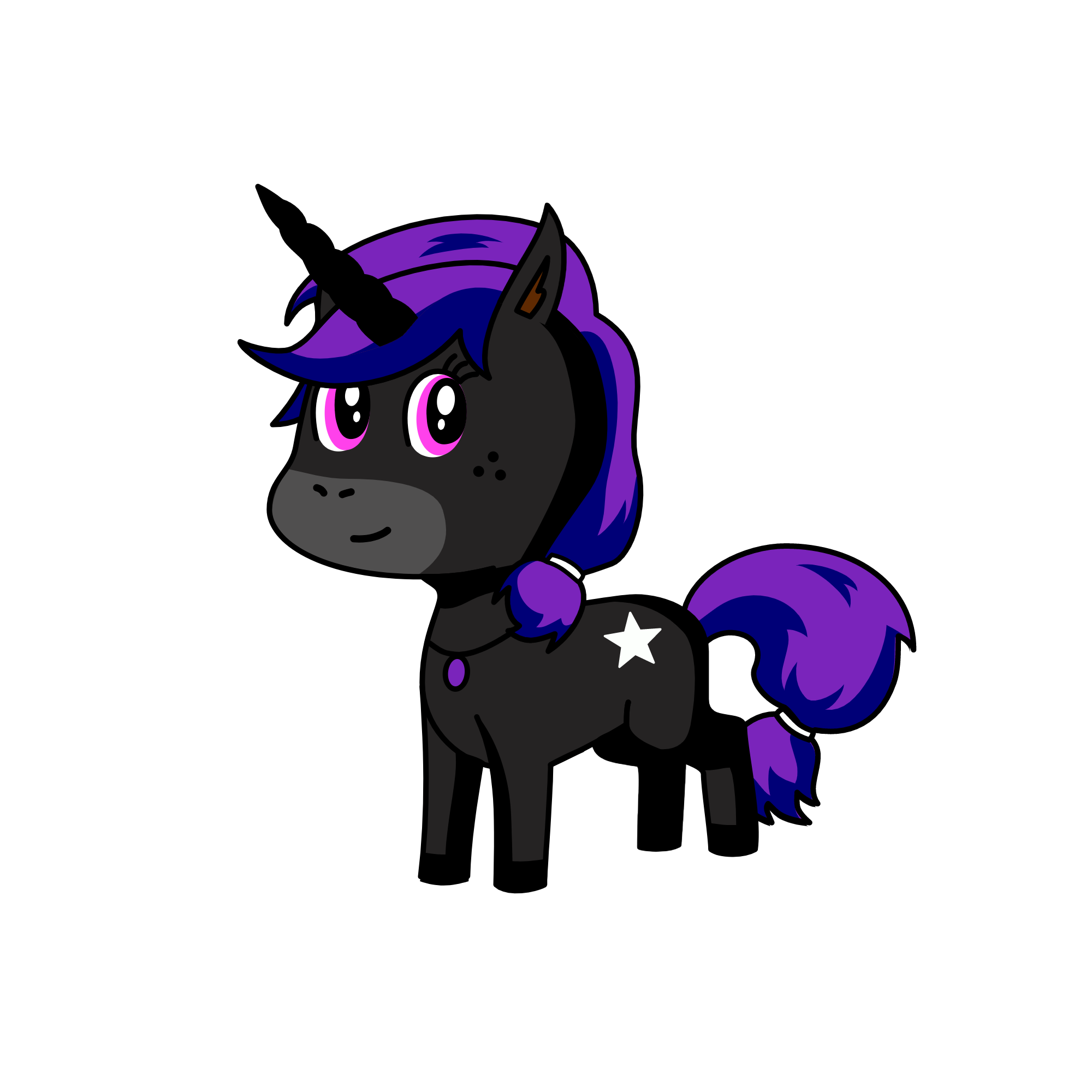 Moon, the unicorn