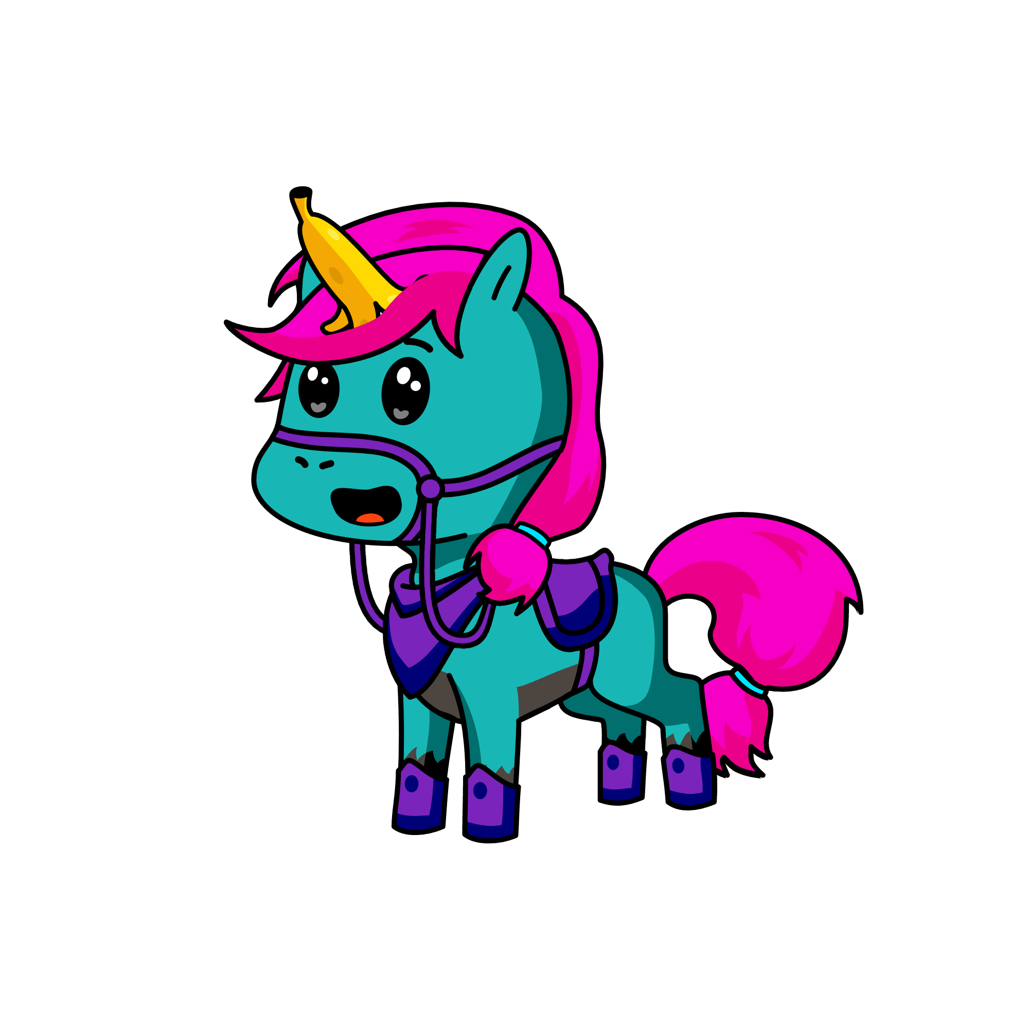 Sweet, the unicorn