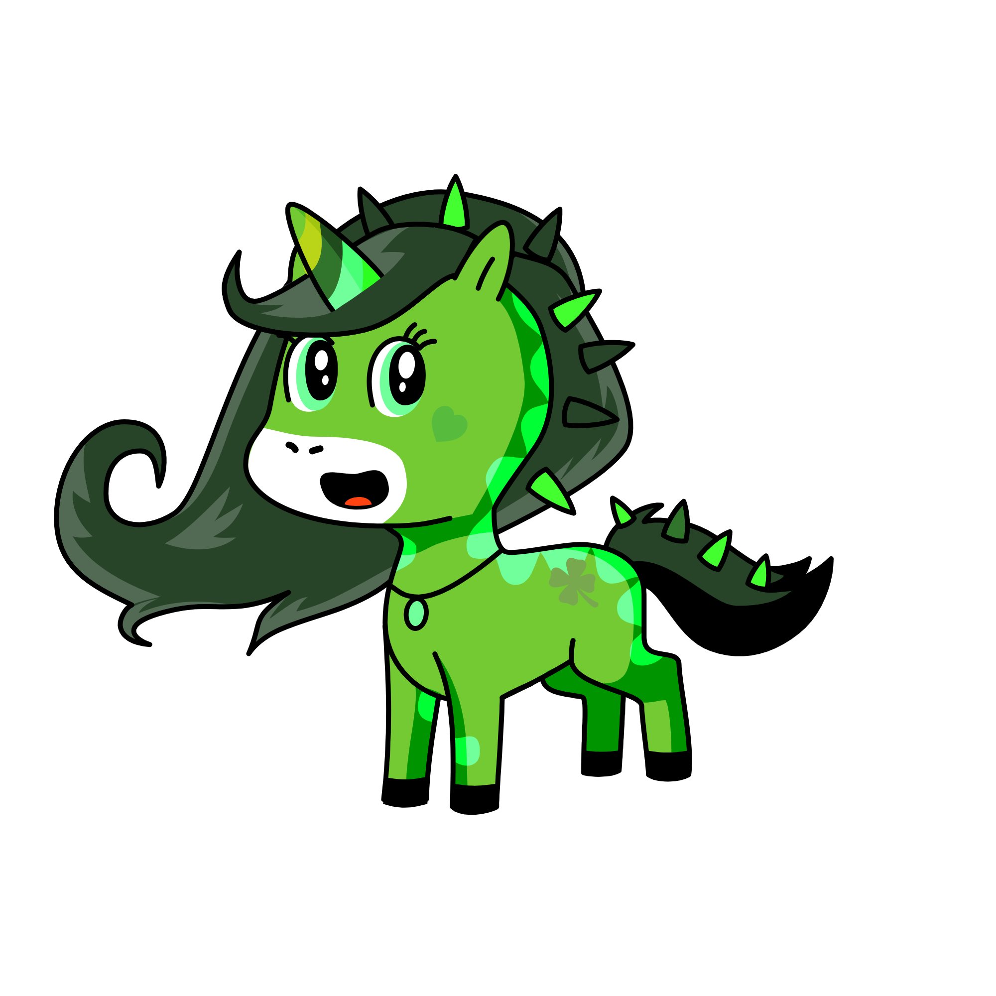 Clover, the unicorn