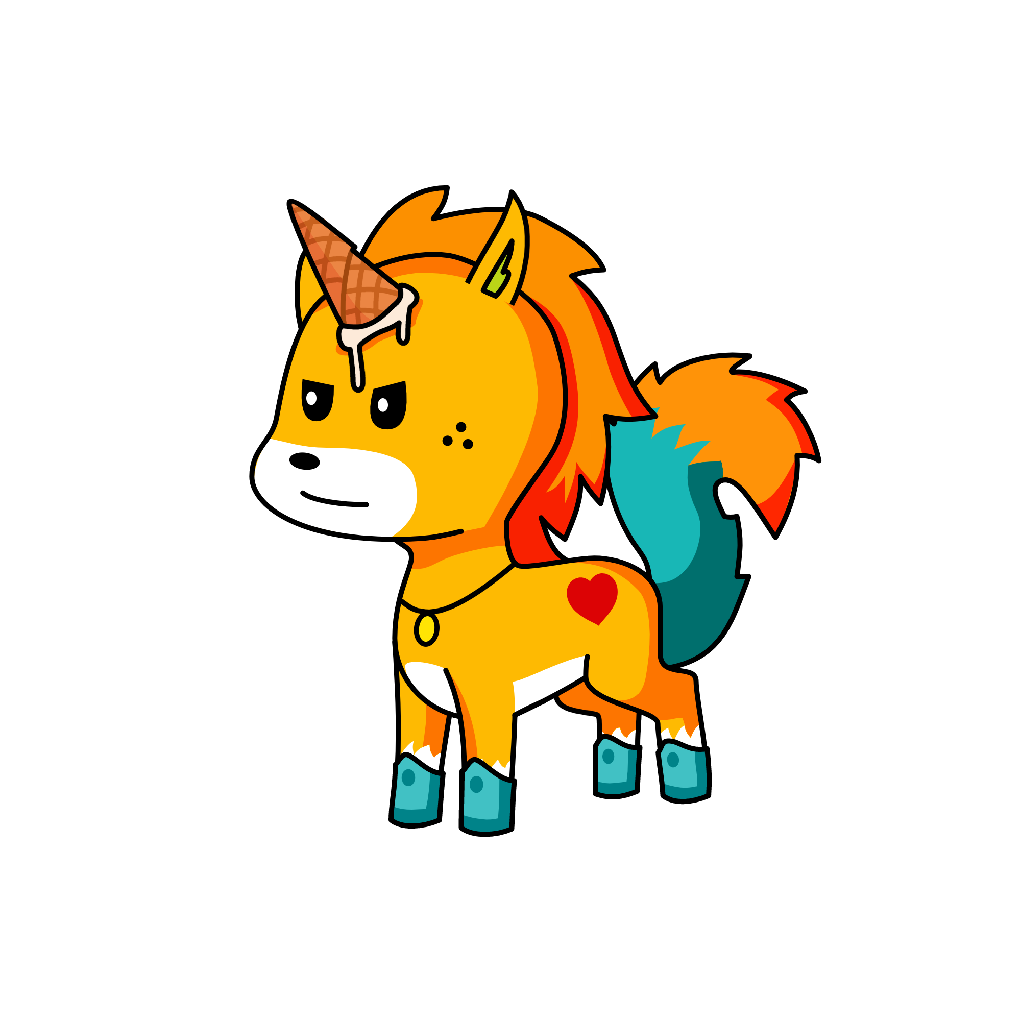 Icecream, the unicorn