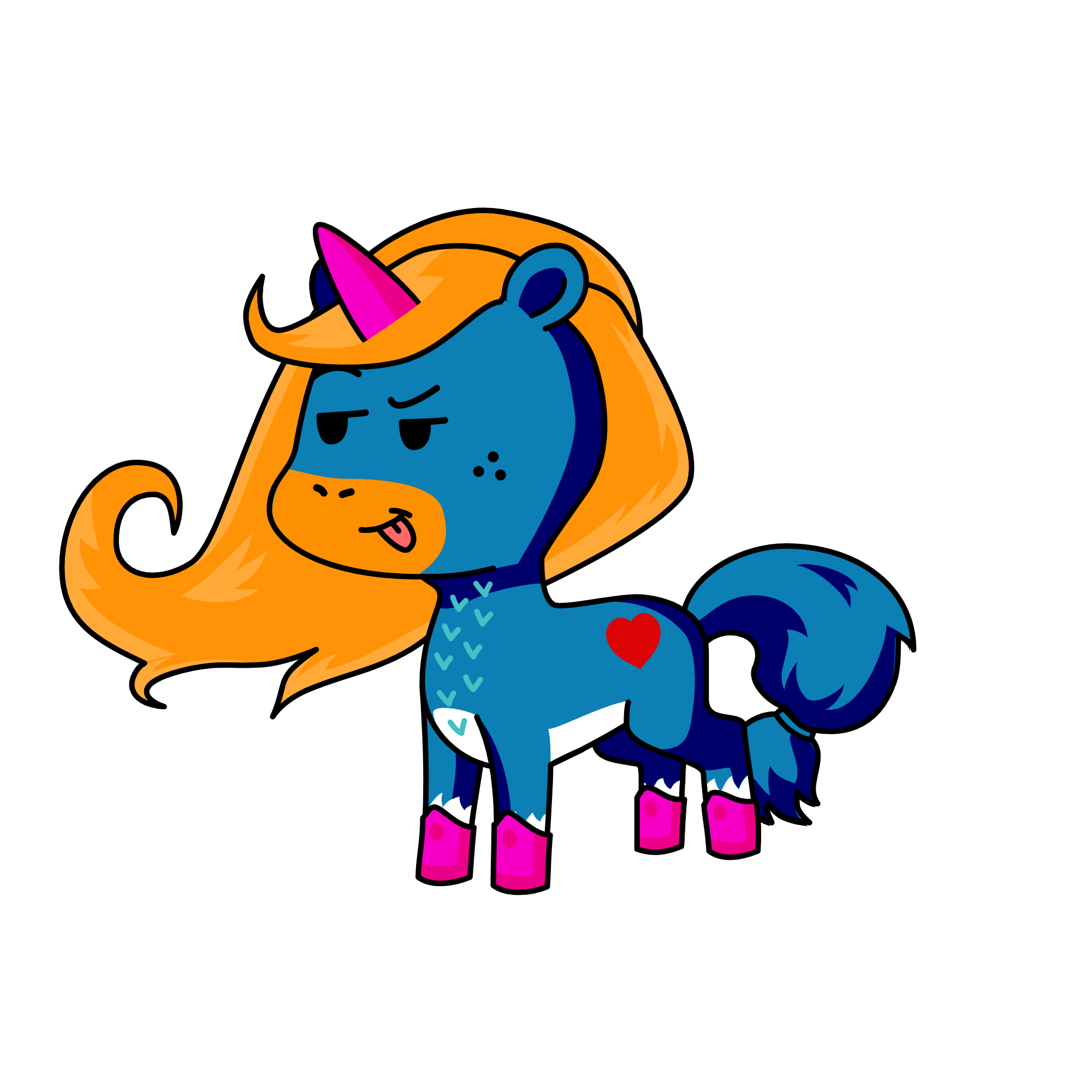Cloud jumper, the unicorn
