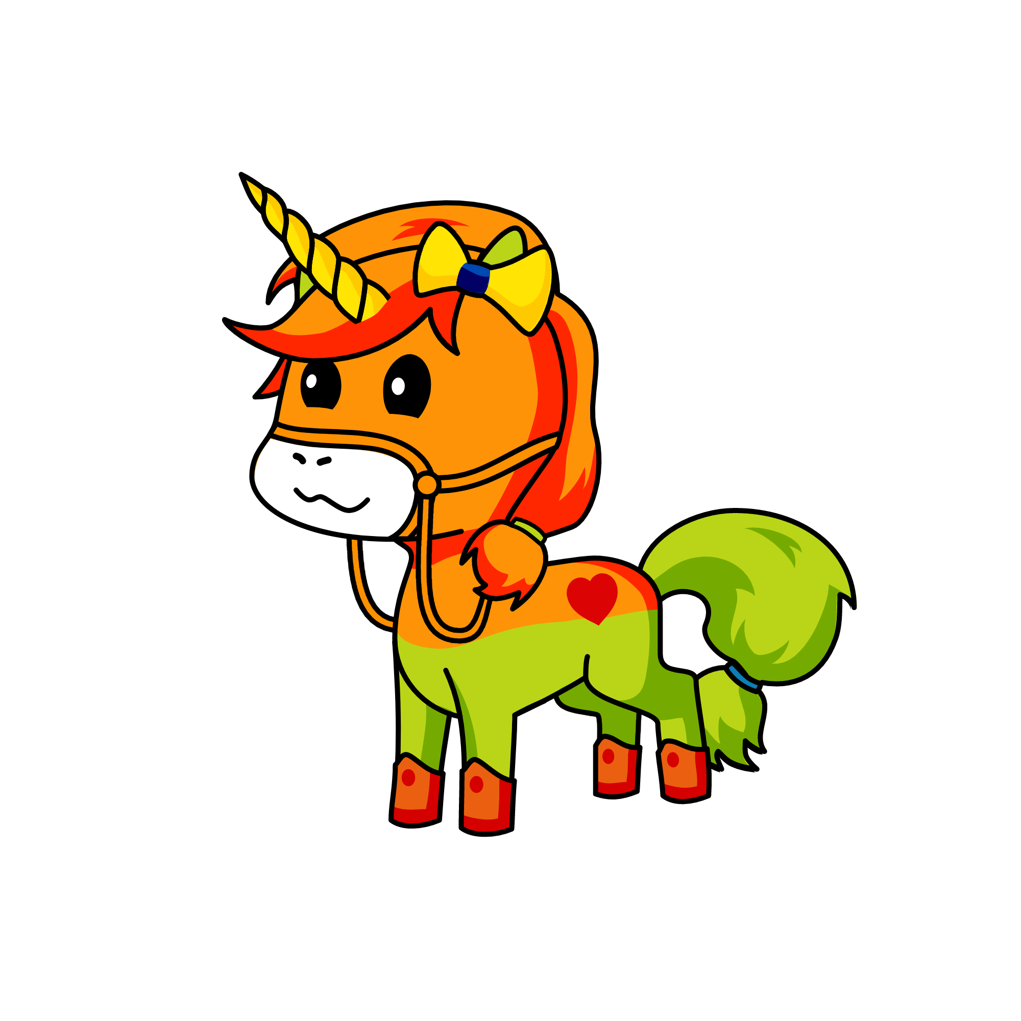Little Bucky, the unicorn