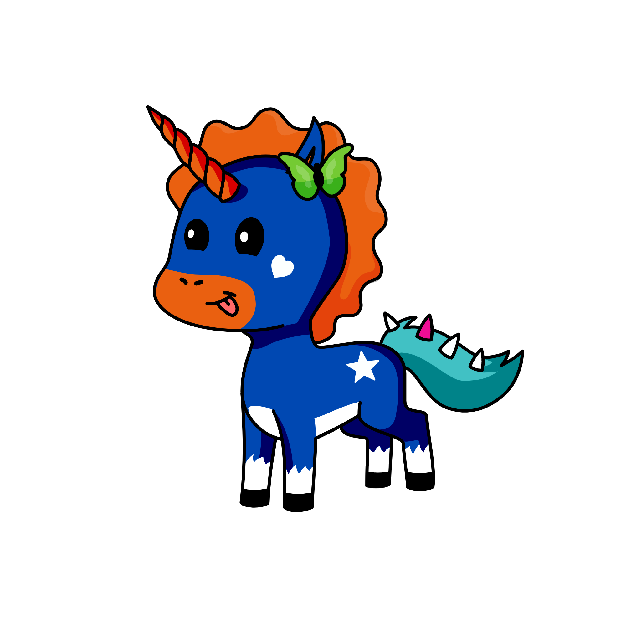 American pony, the unicorn