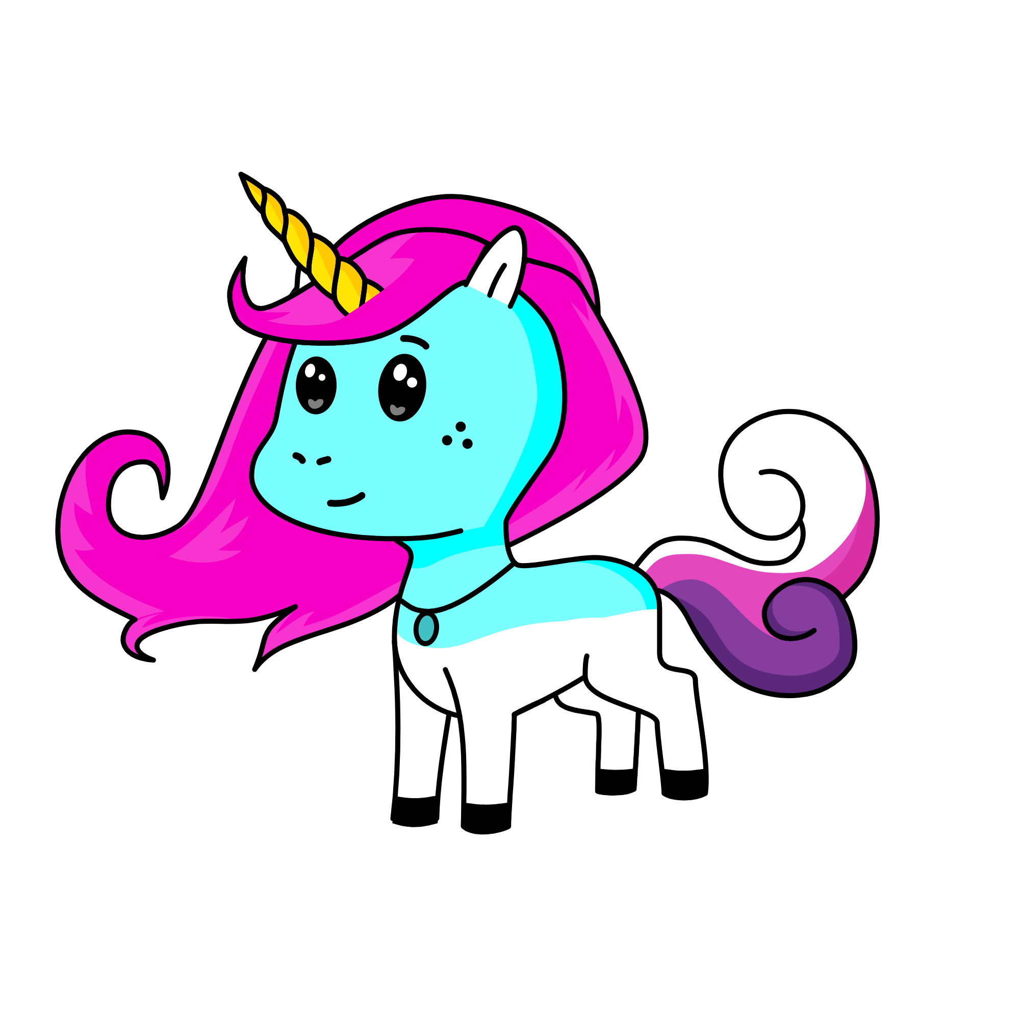 fluffy, the unicorn