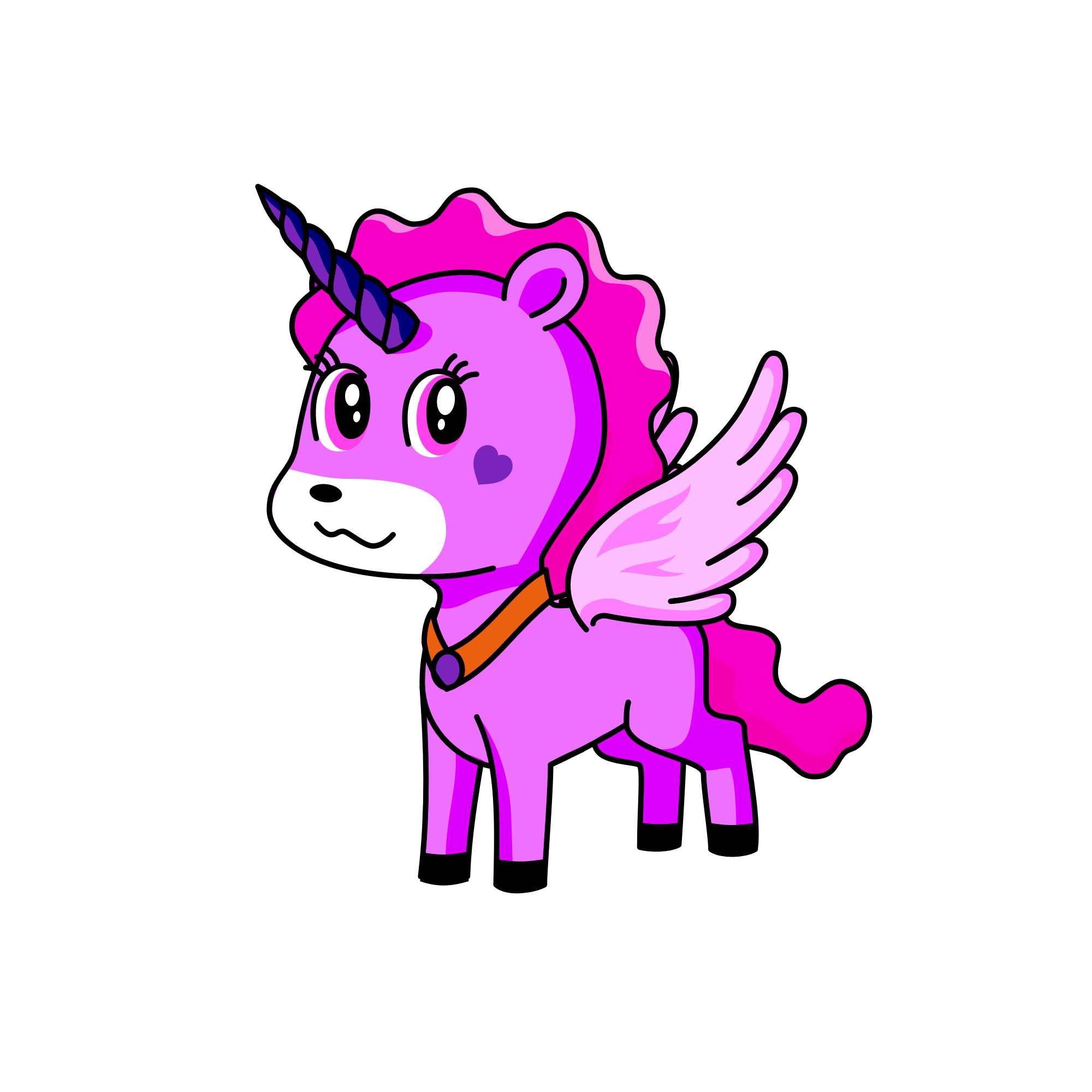 Pinkie dinkie doo, the unicorn