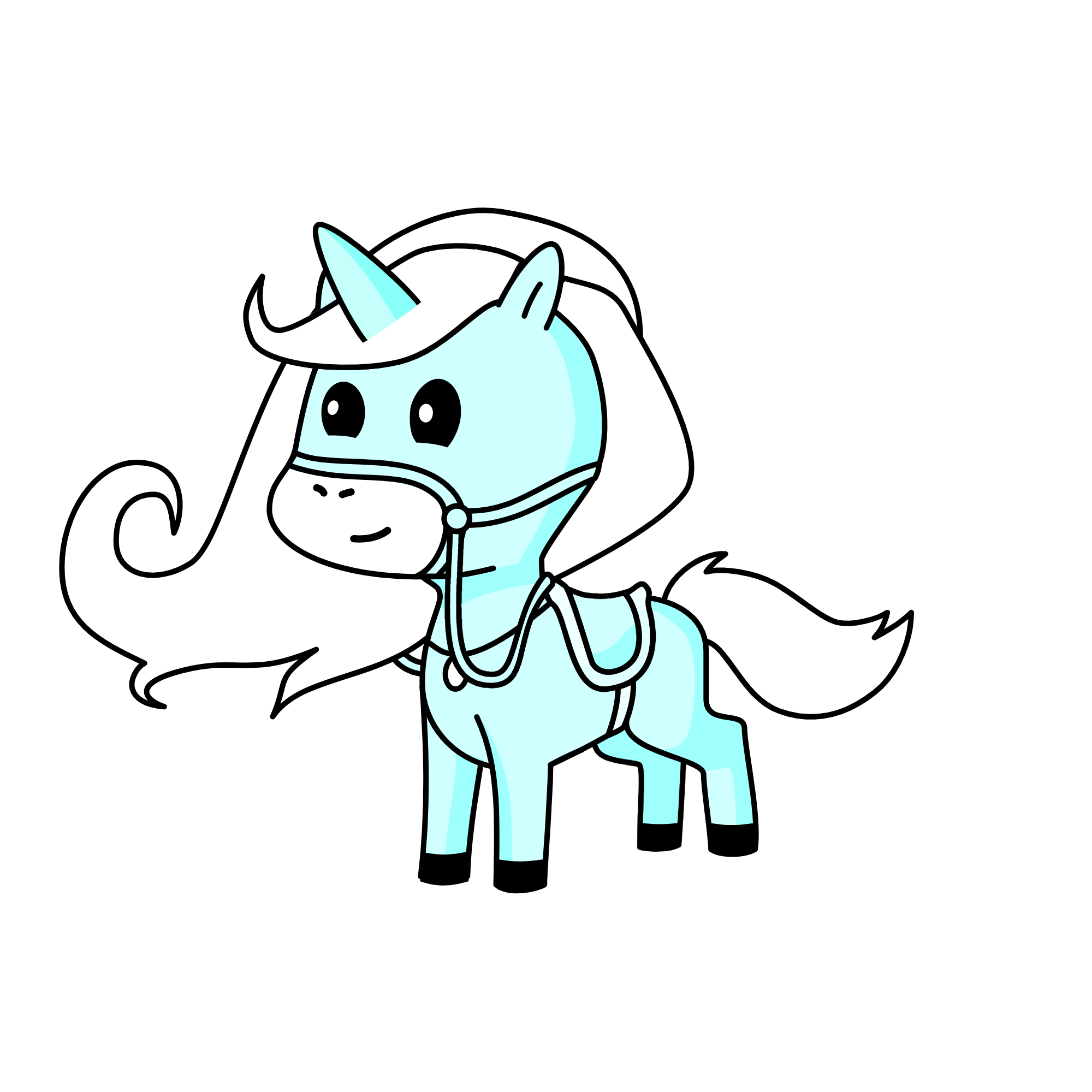 Winter, the unicorn