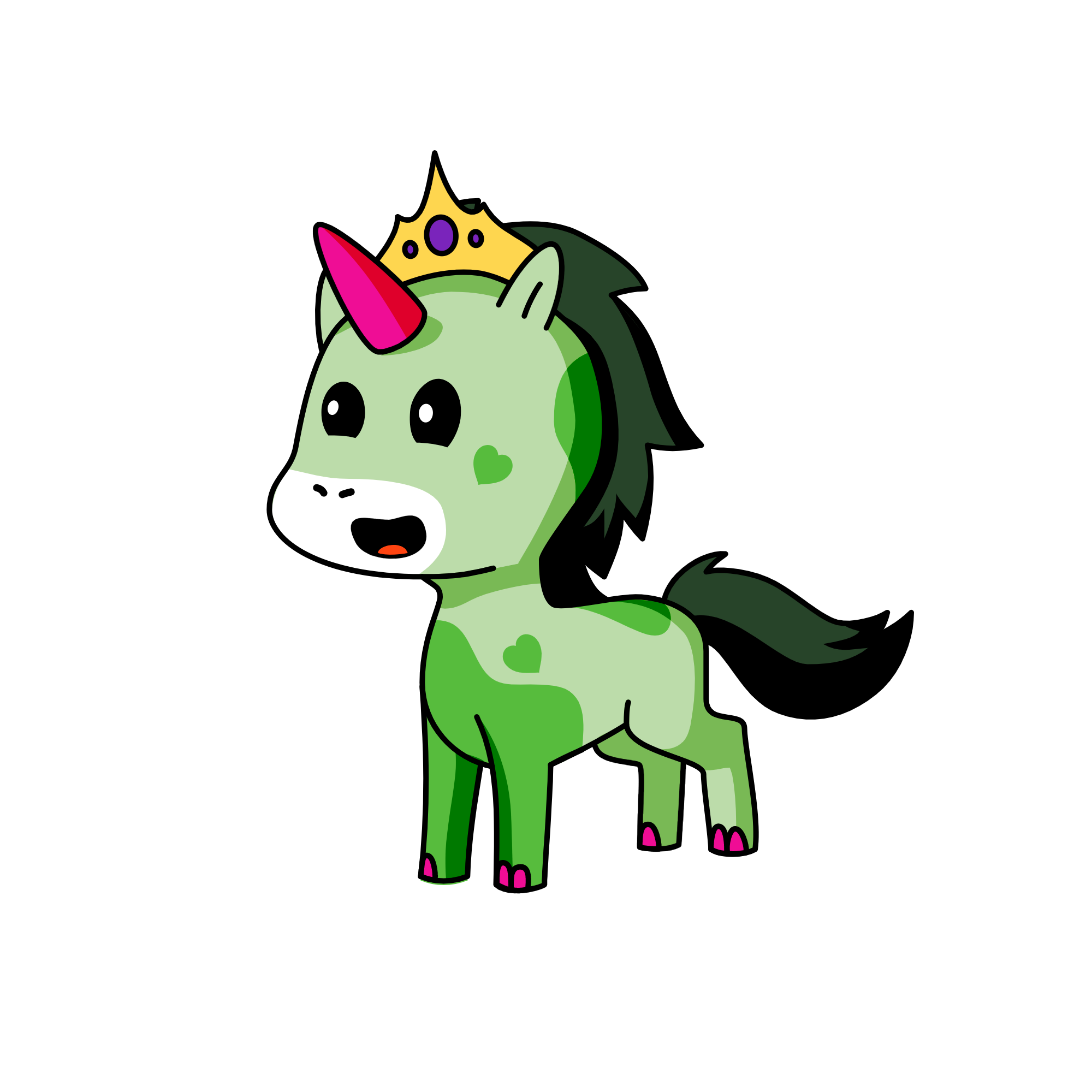 Spring, the unicorn