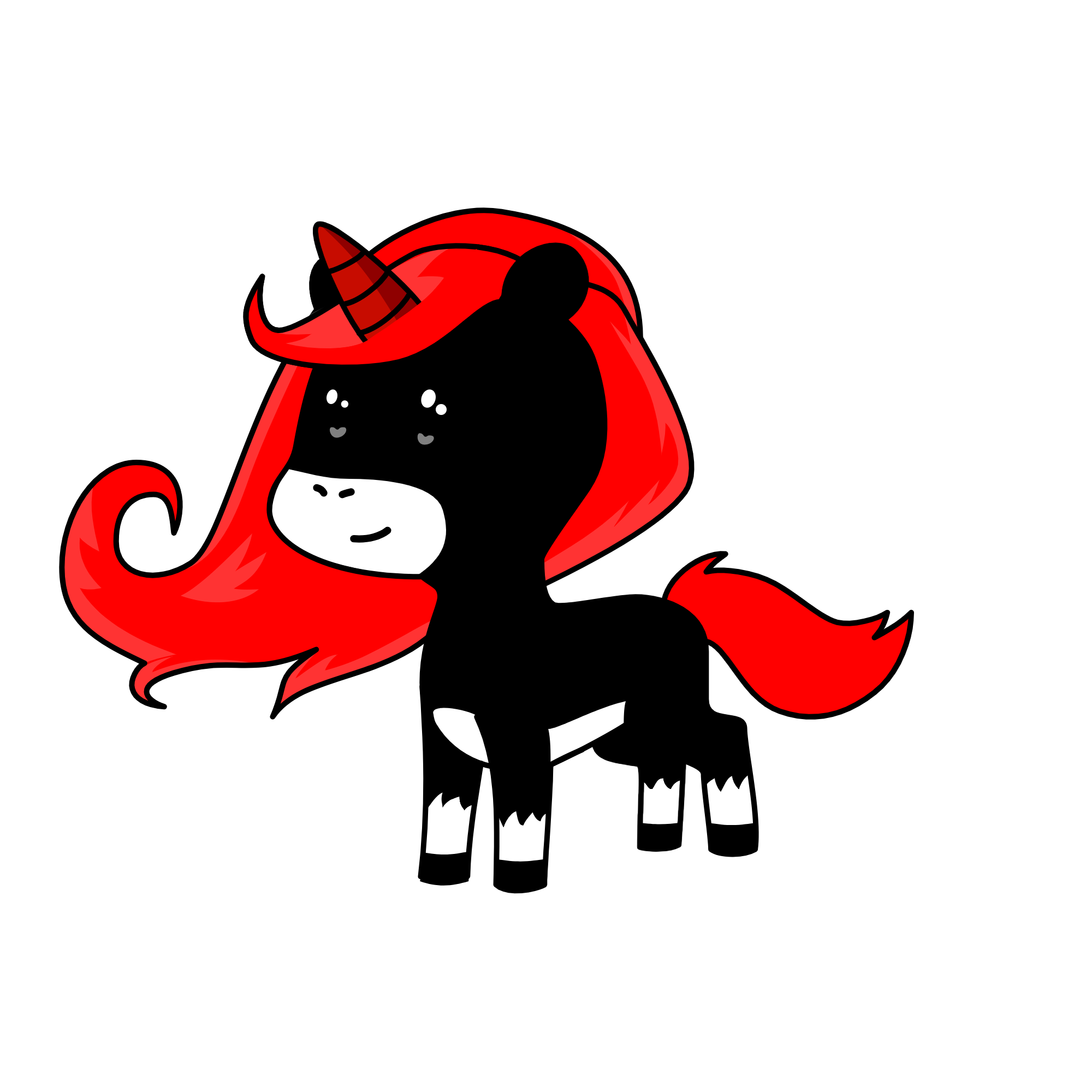 Evil Devil, the unicorn