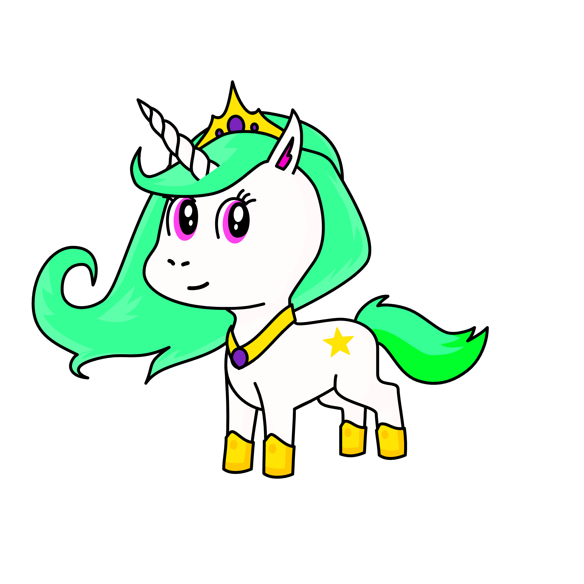 Celeste, the unicorn