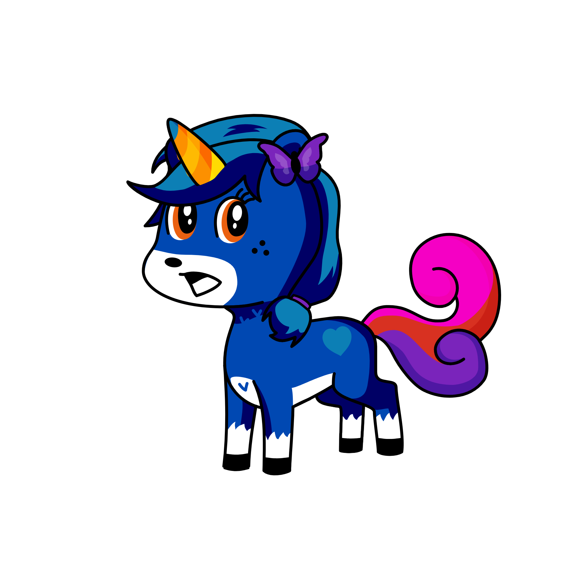 e, the unicorn