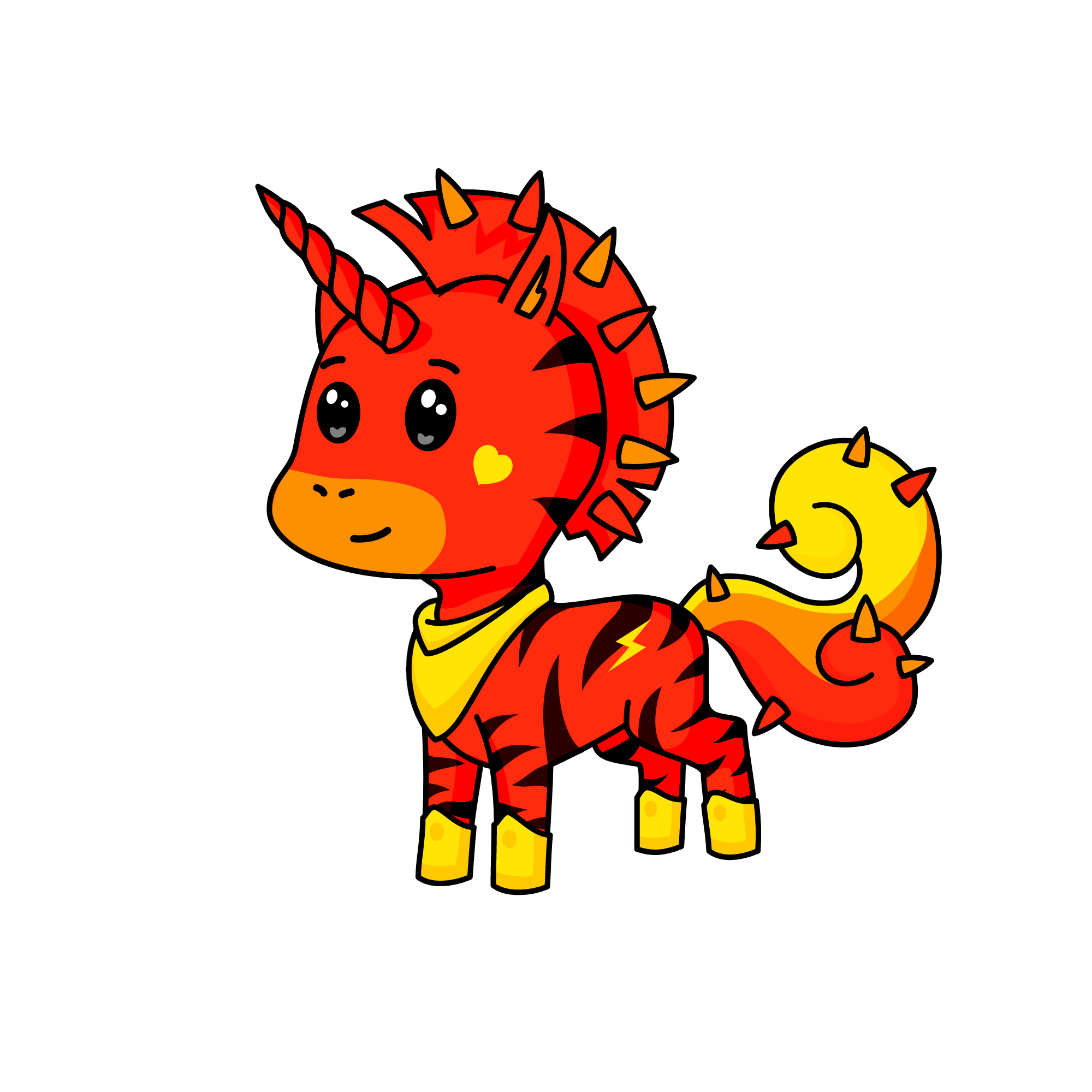 fire, the unicorn