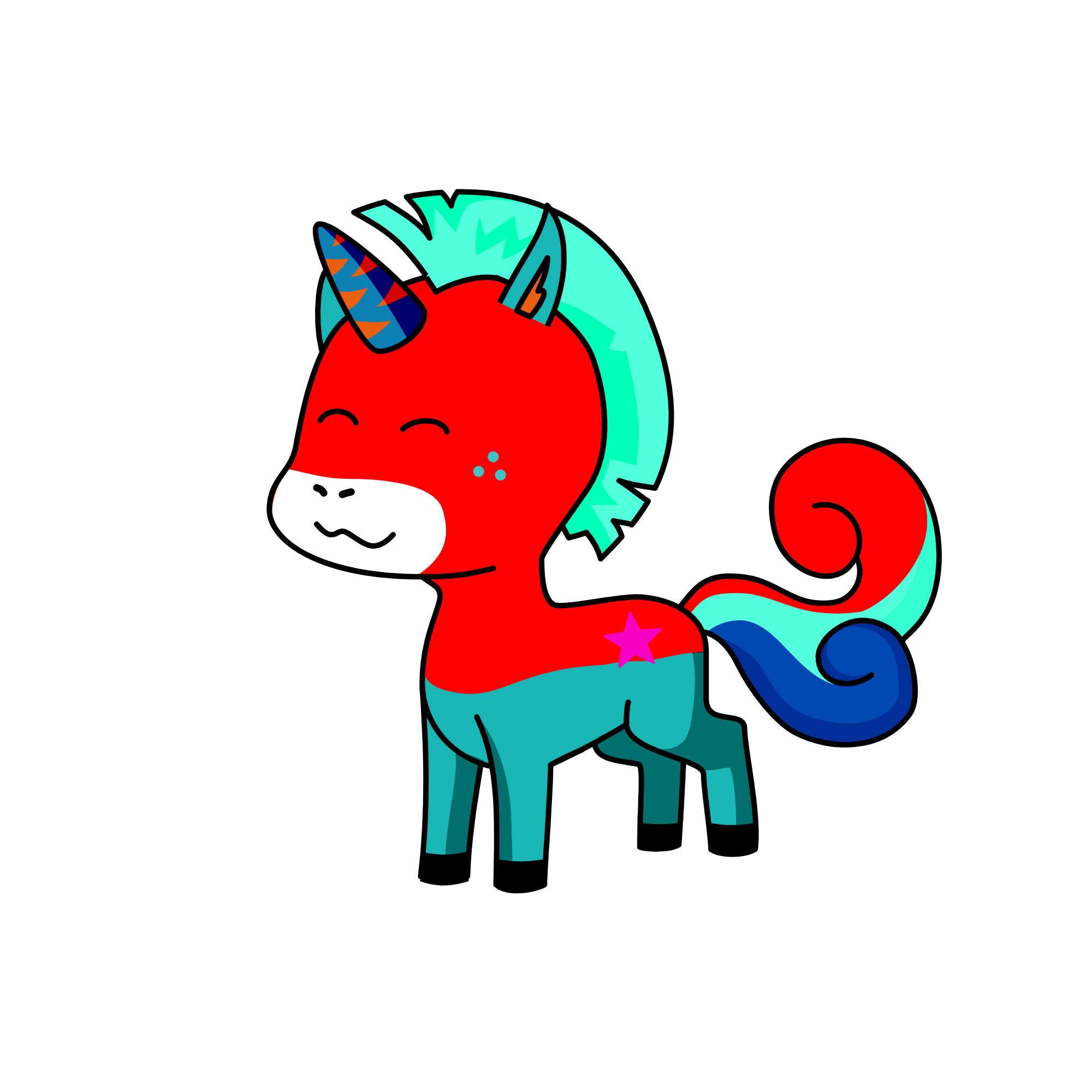 fire and woter, the unicorn