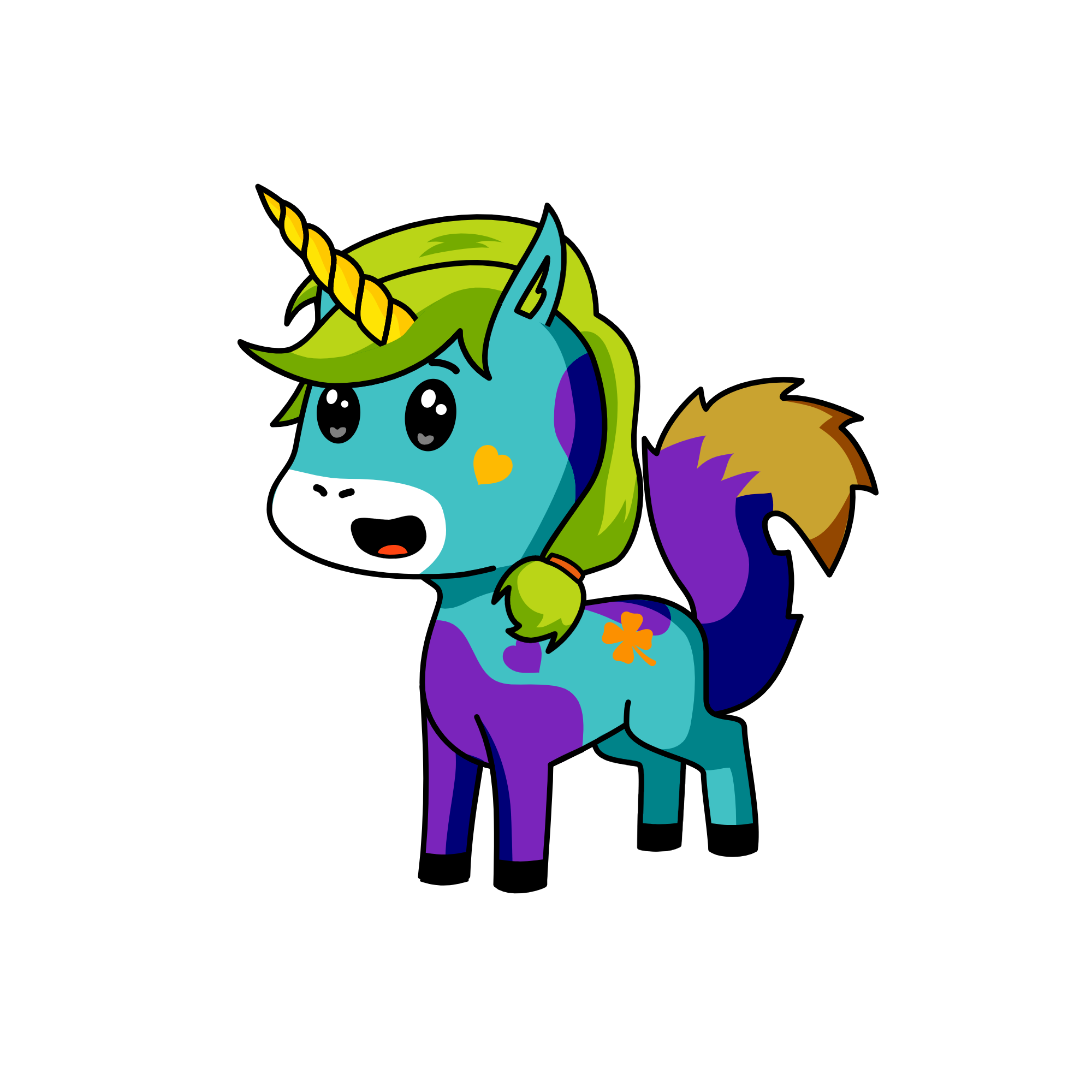 bo bo da da, the unicorn