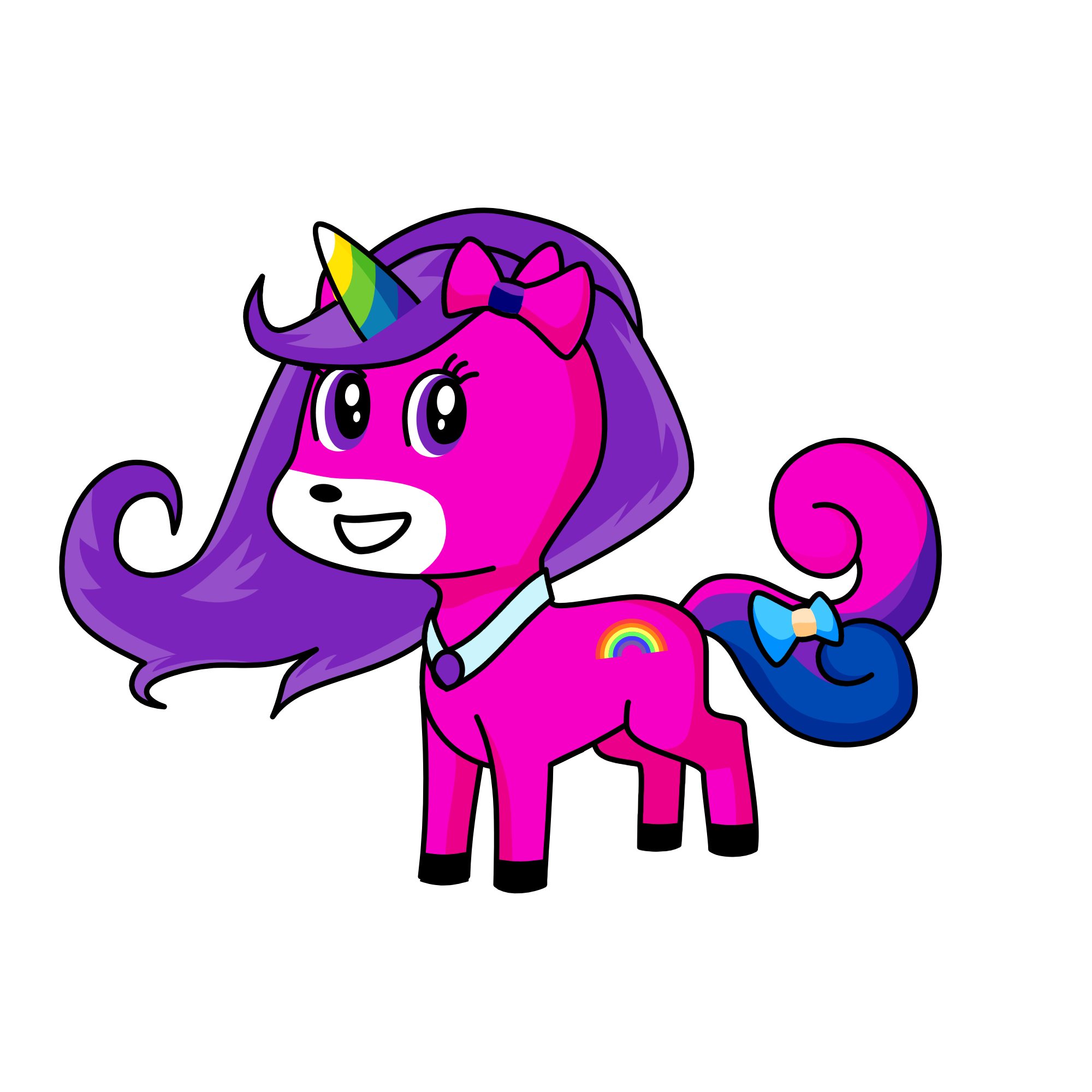 rainbow, the unicorn