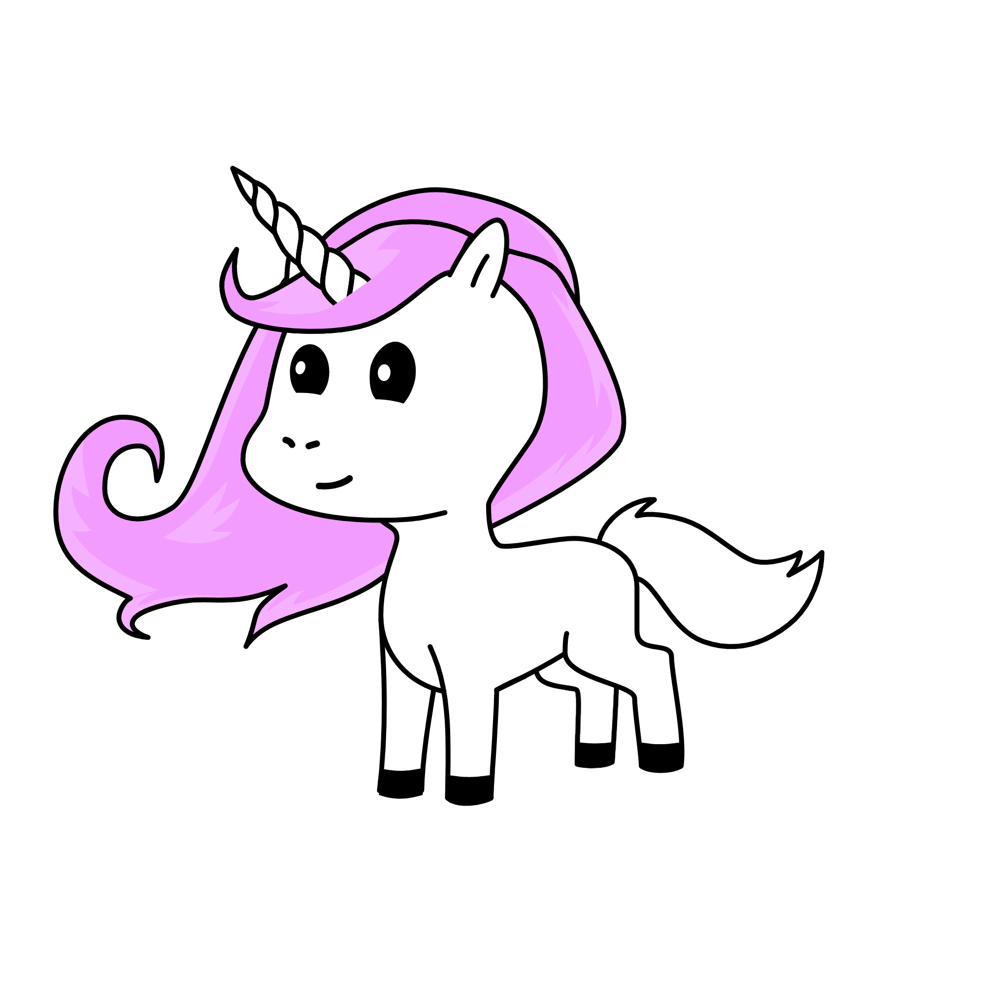 The snow unicorn, the unicorn