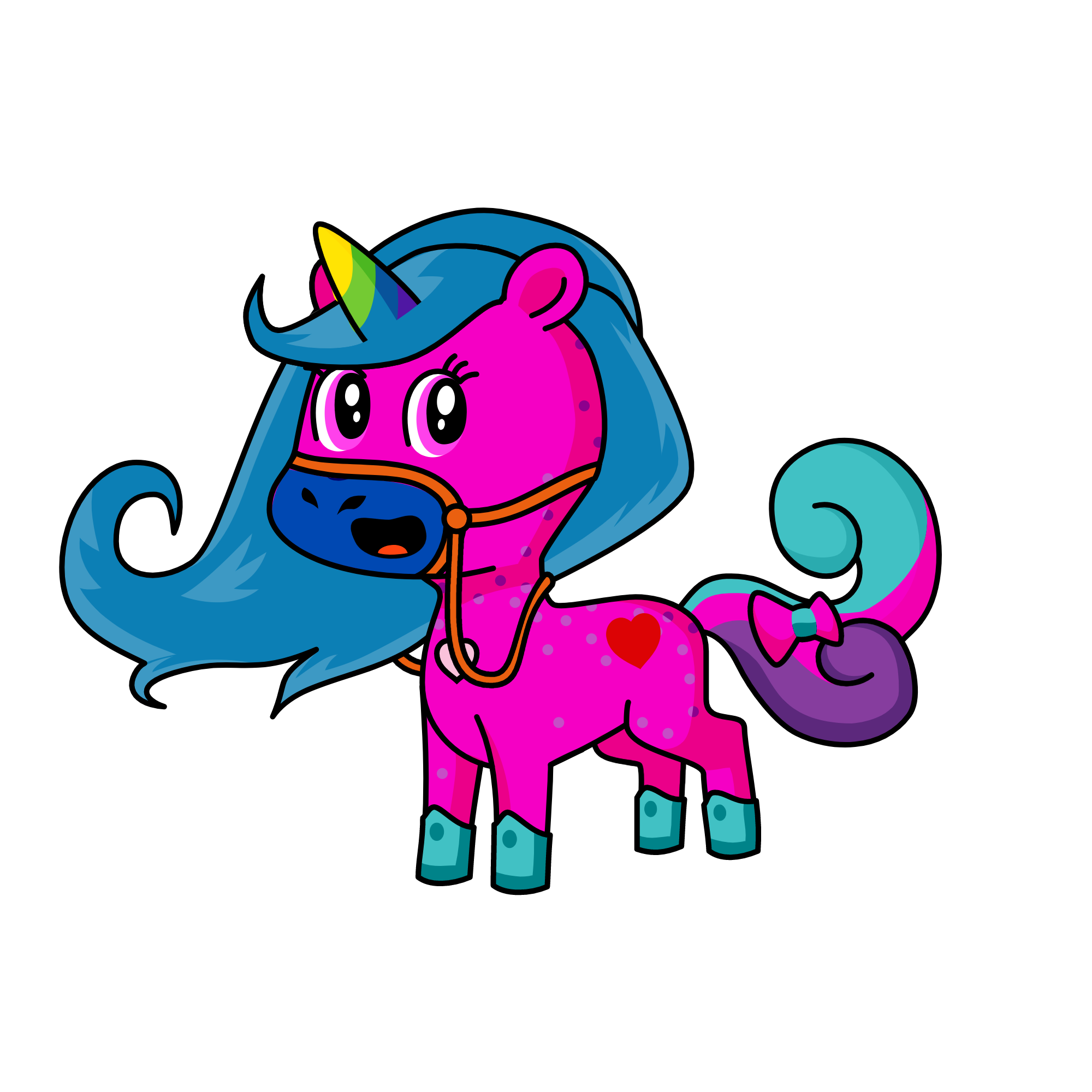 Moonlight, the unicorn