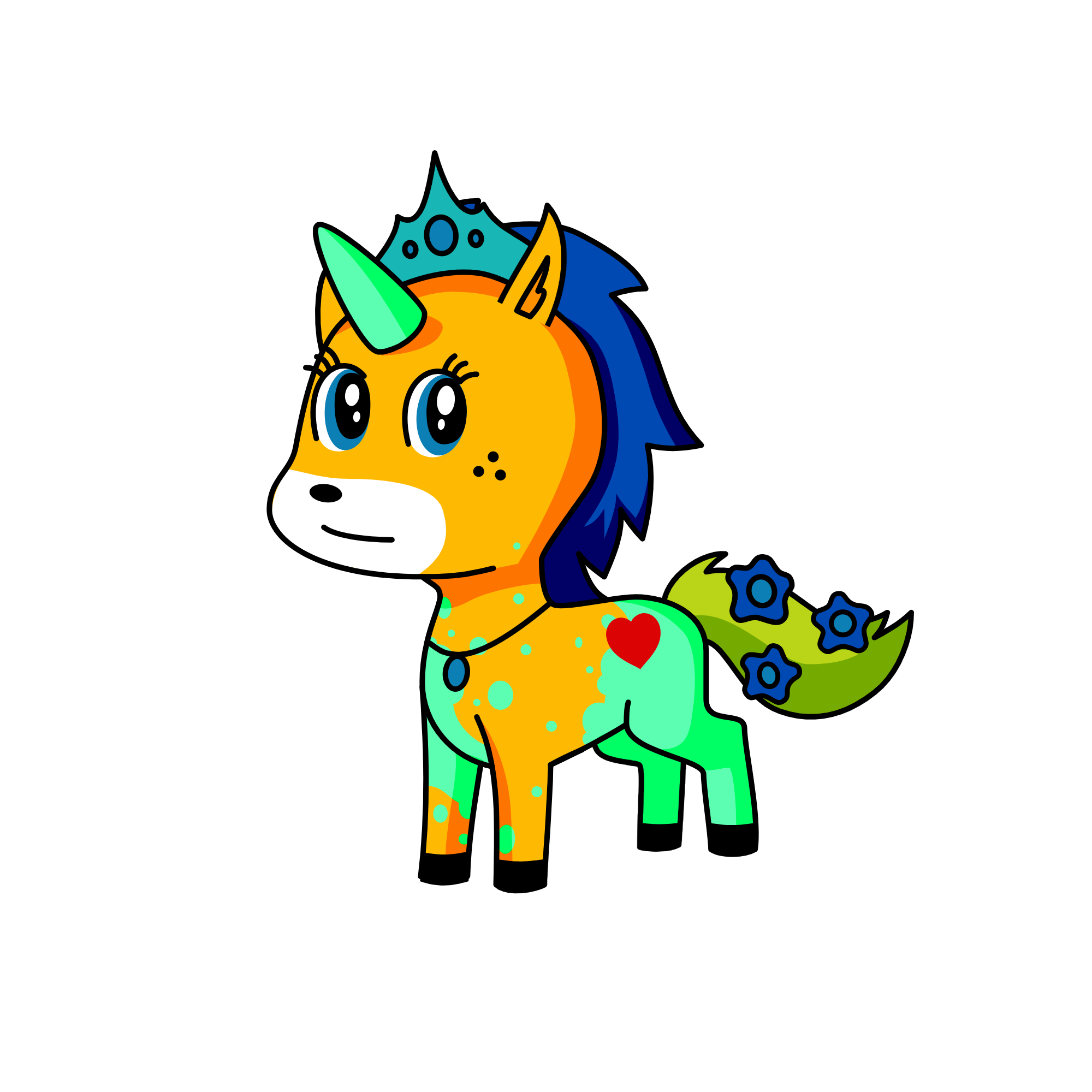 Page, the unicorn