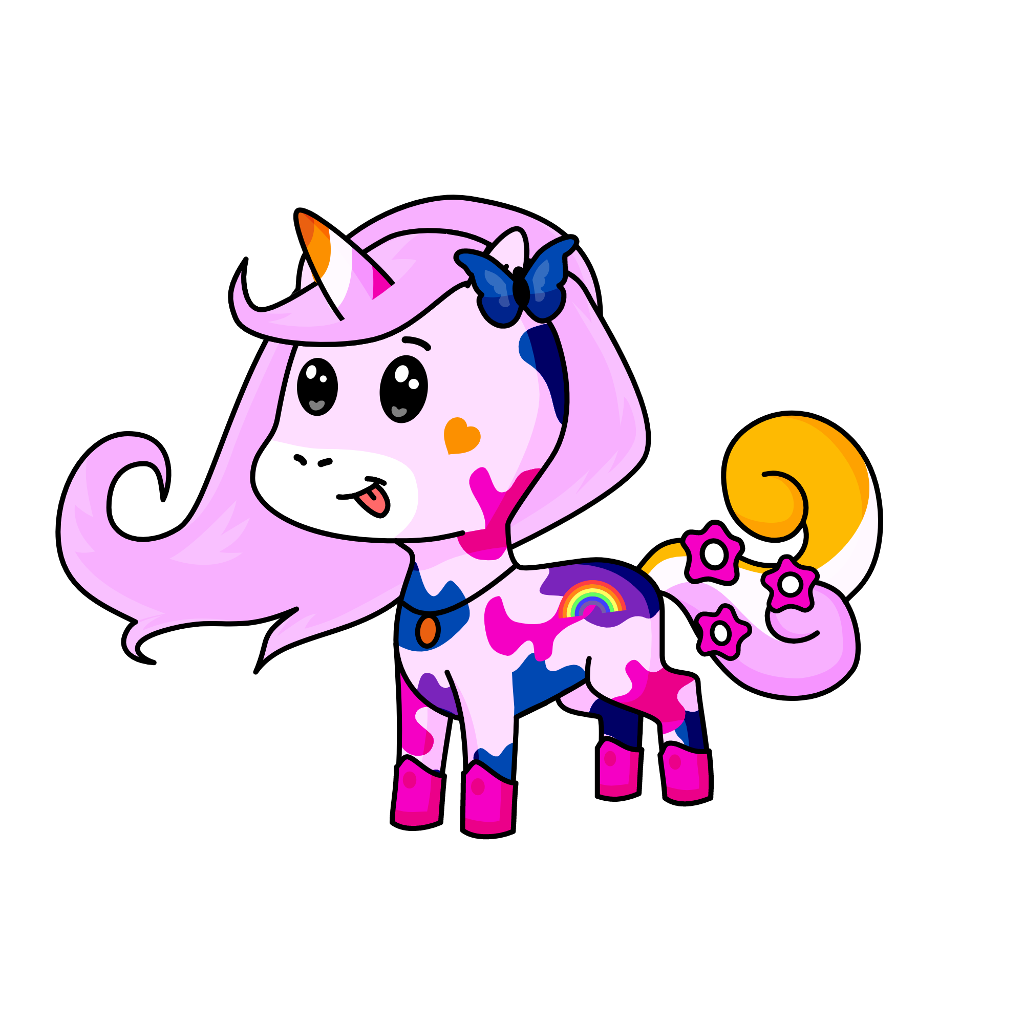 sapphic sappy, the unicorn