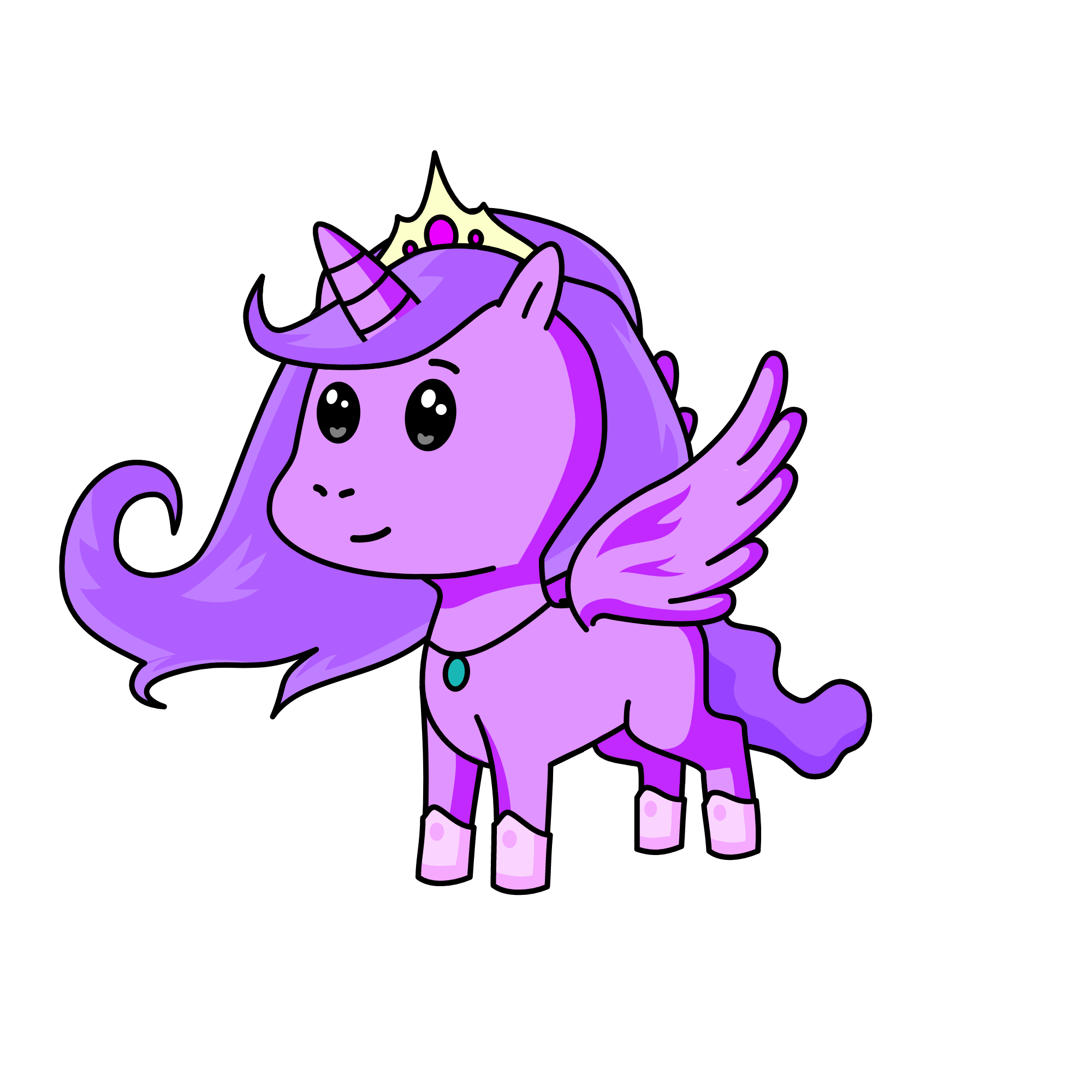Morning twilight, the unicorn