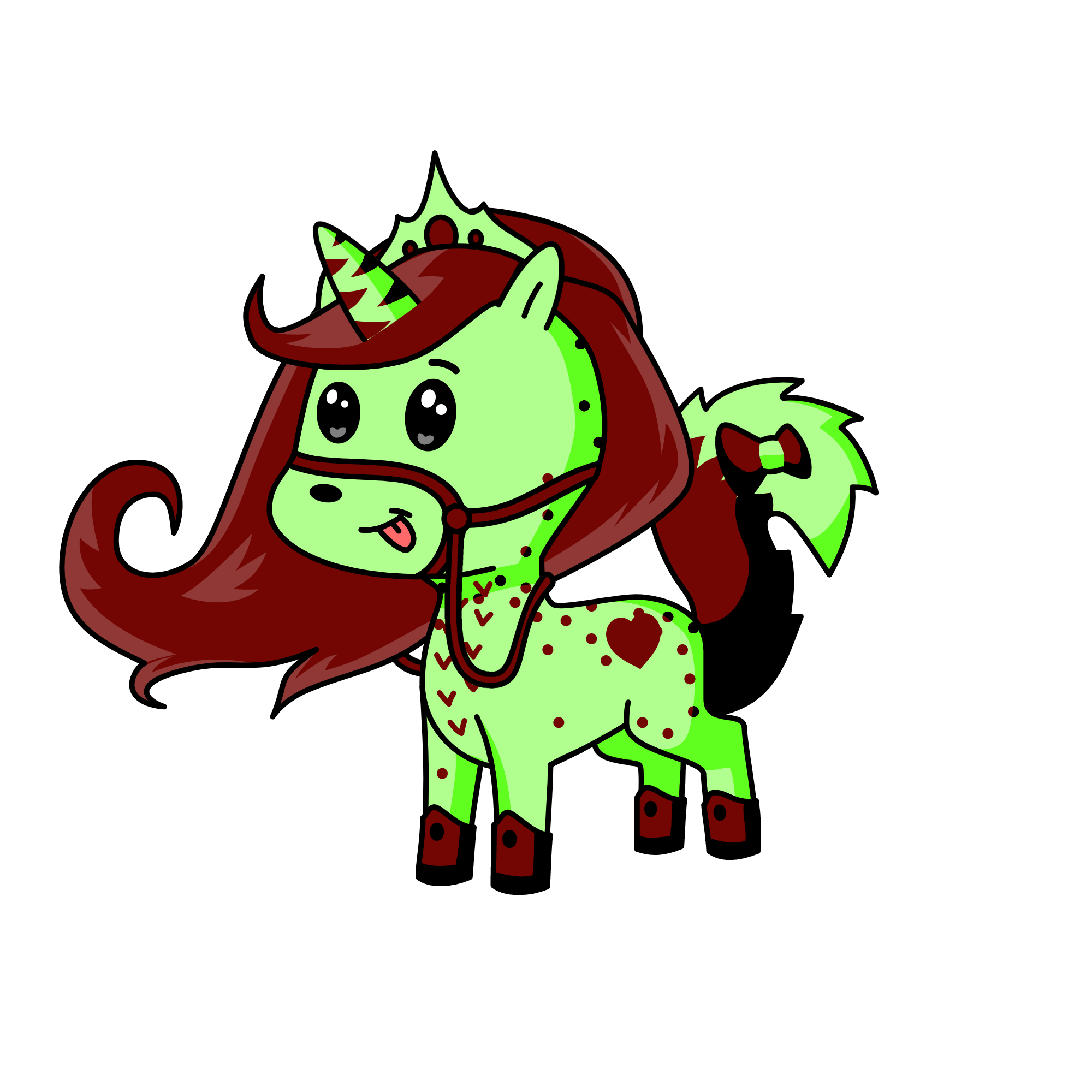 Mintie Choco, the unicorn