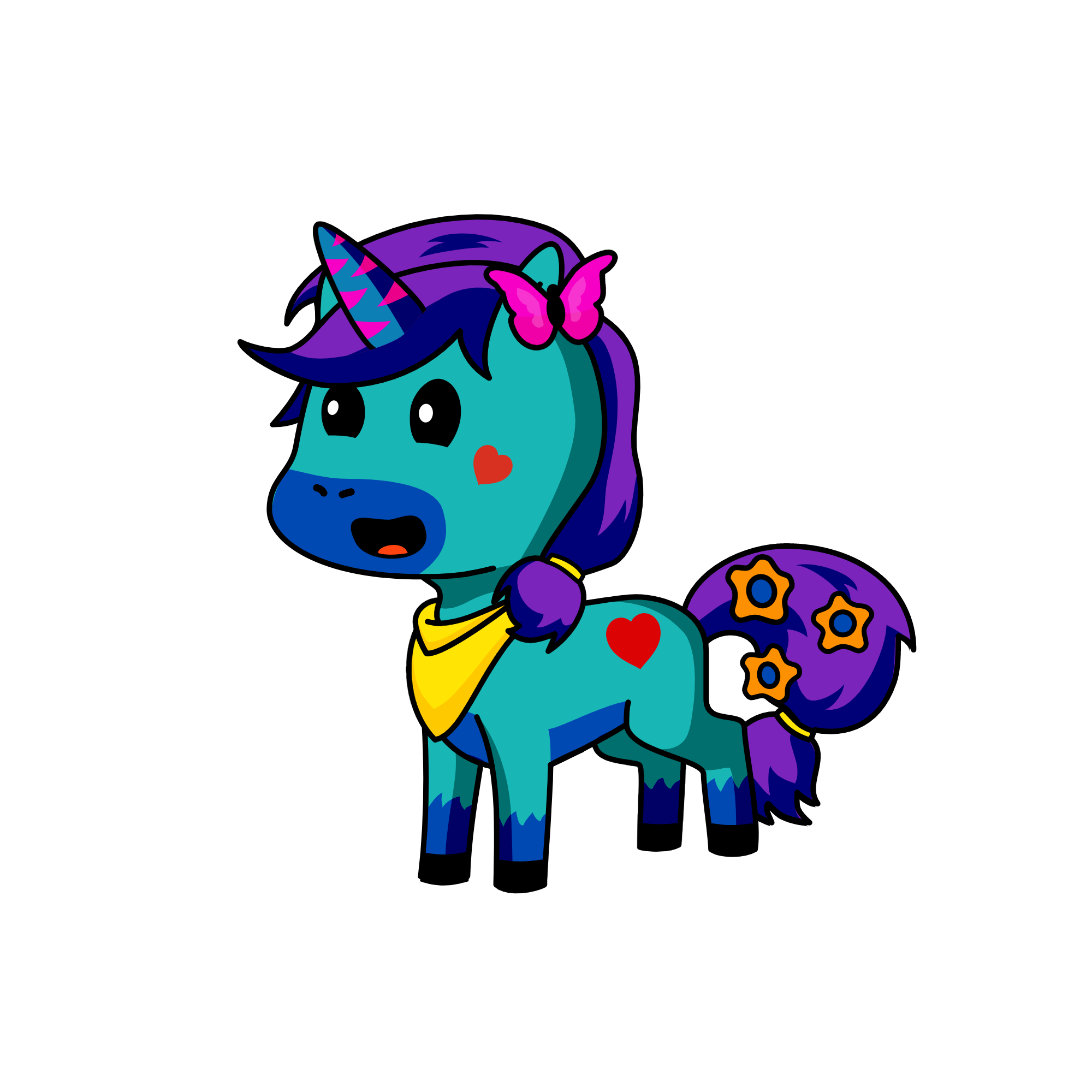 Butter Cup, the unicorn