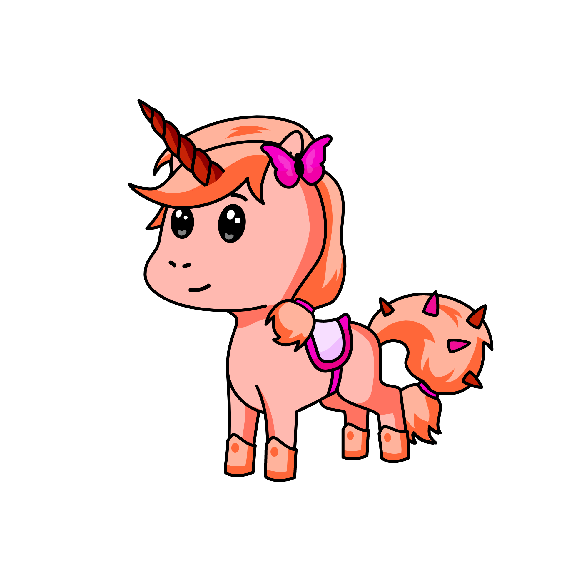 strawberry, the unicorn