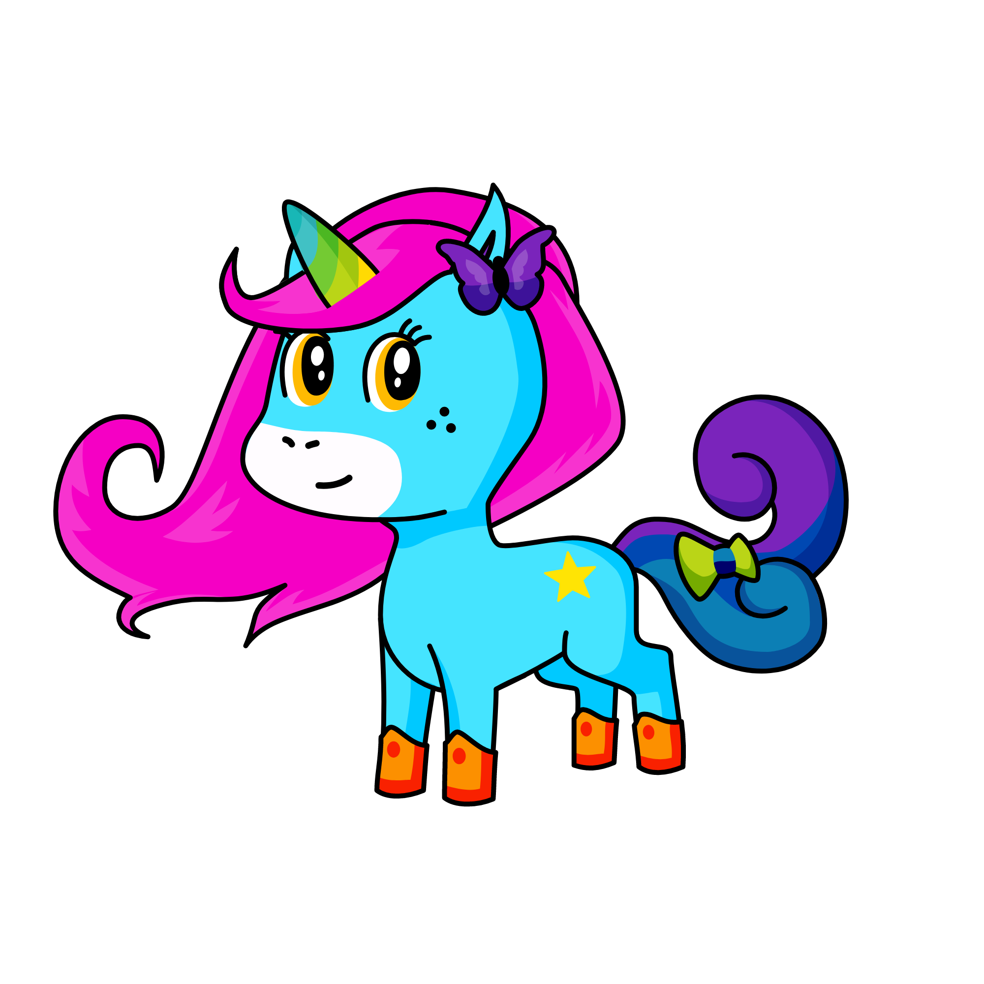Ayushi (baby panda), the unicorn