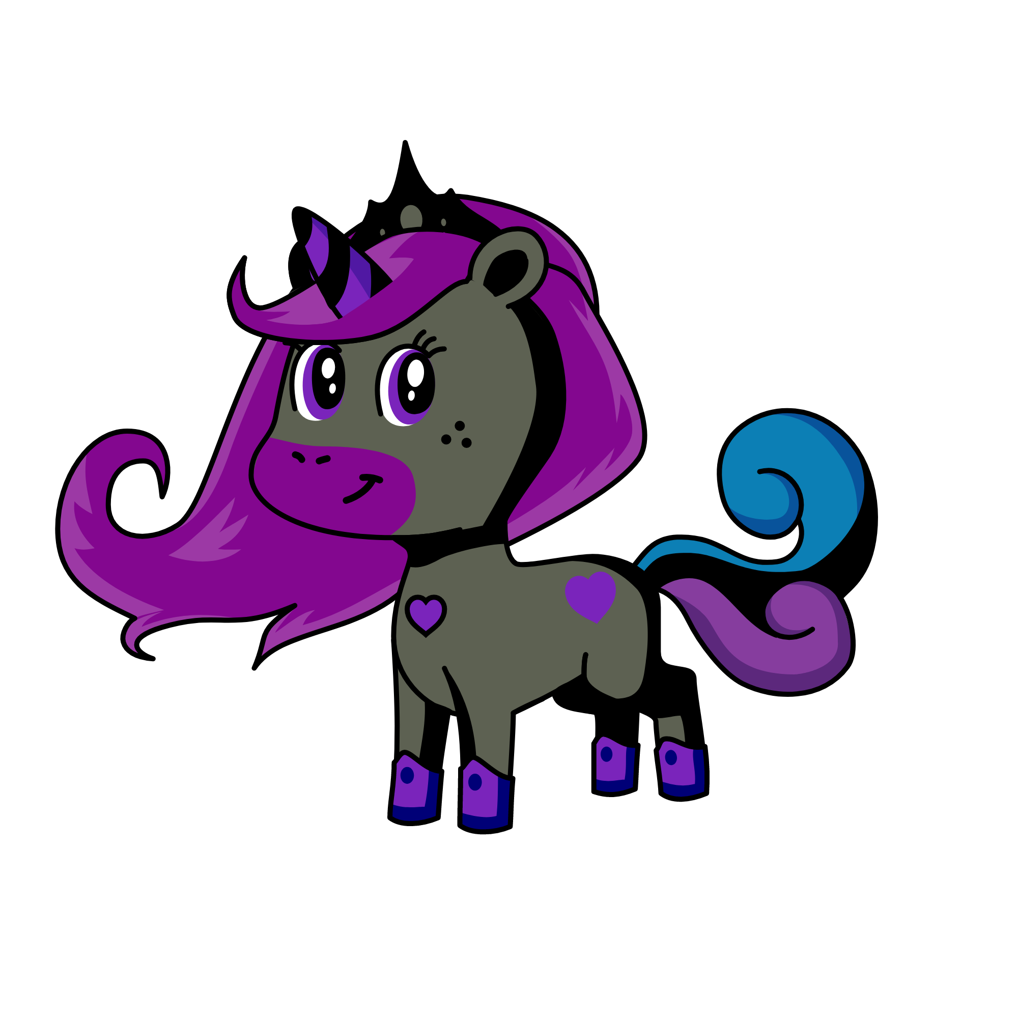 Galaxy, the unicorn