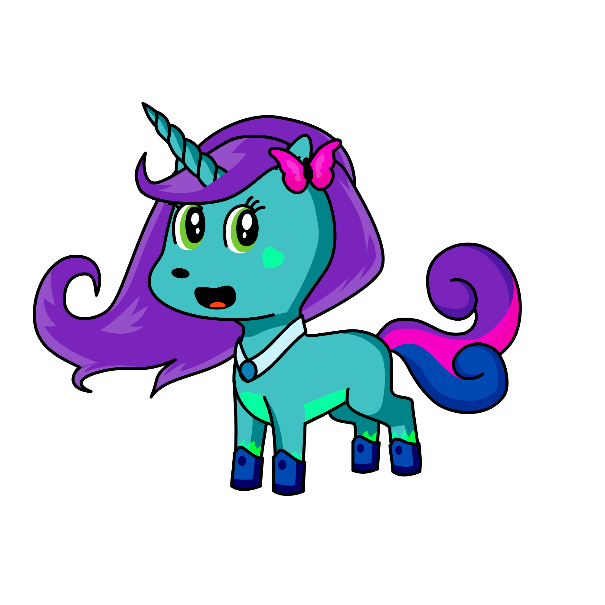 Shimmer, the unicorn