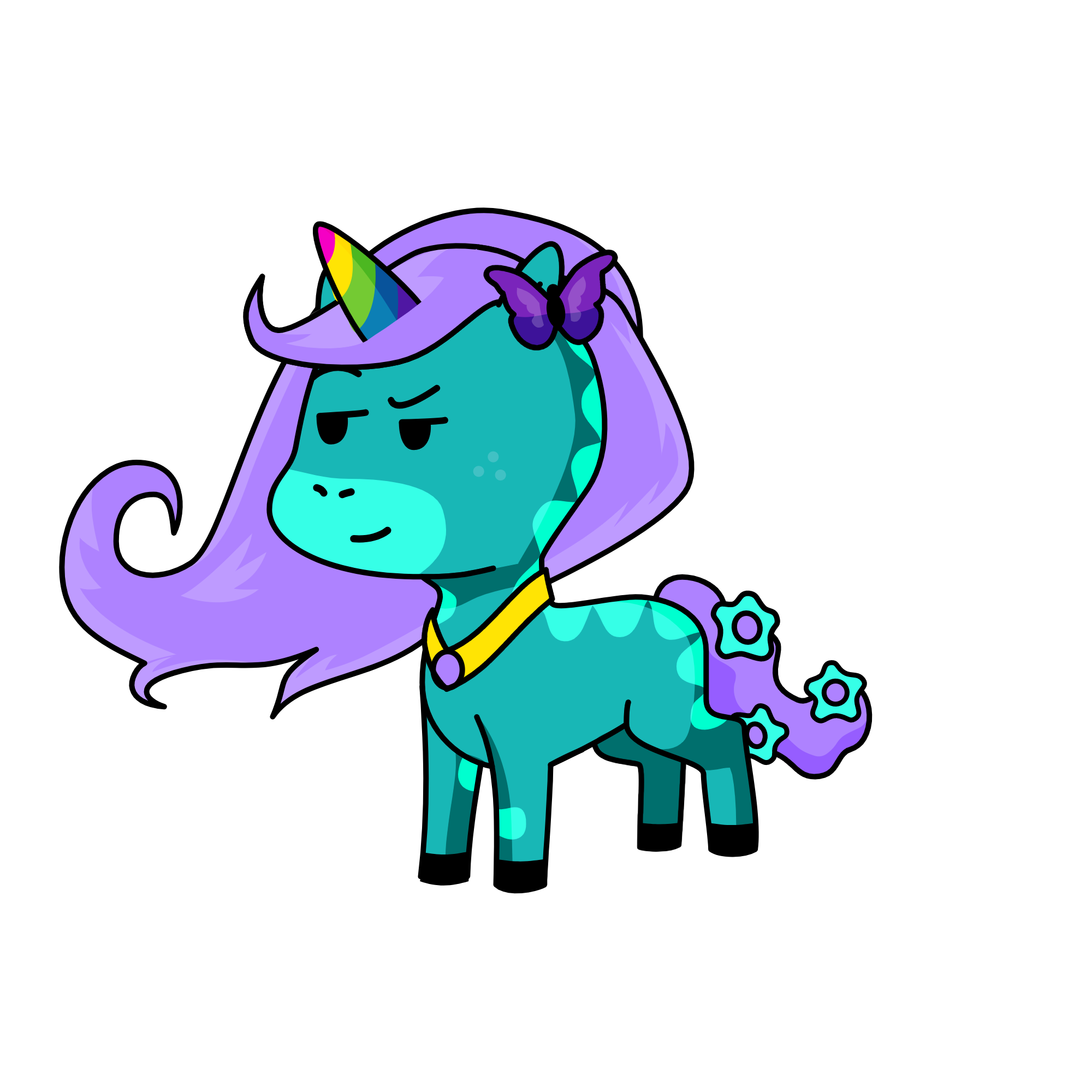 Mermaid, the unicorn