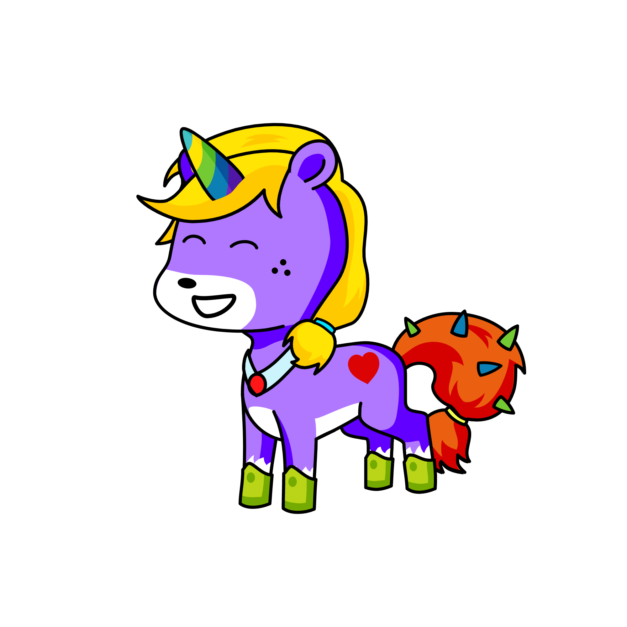 Angalina, the unicorn