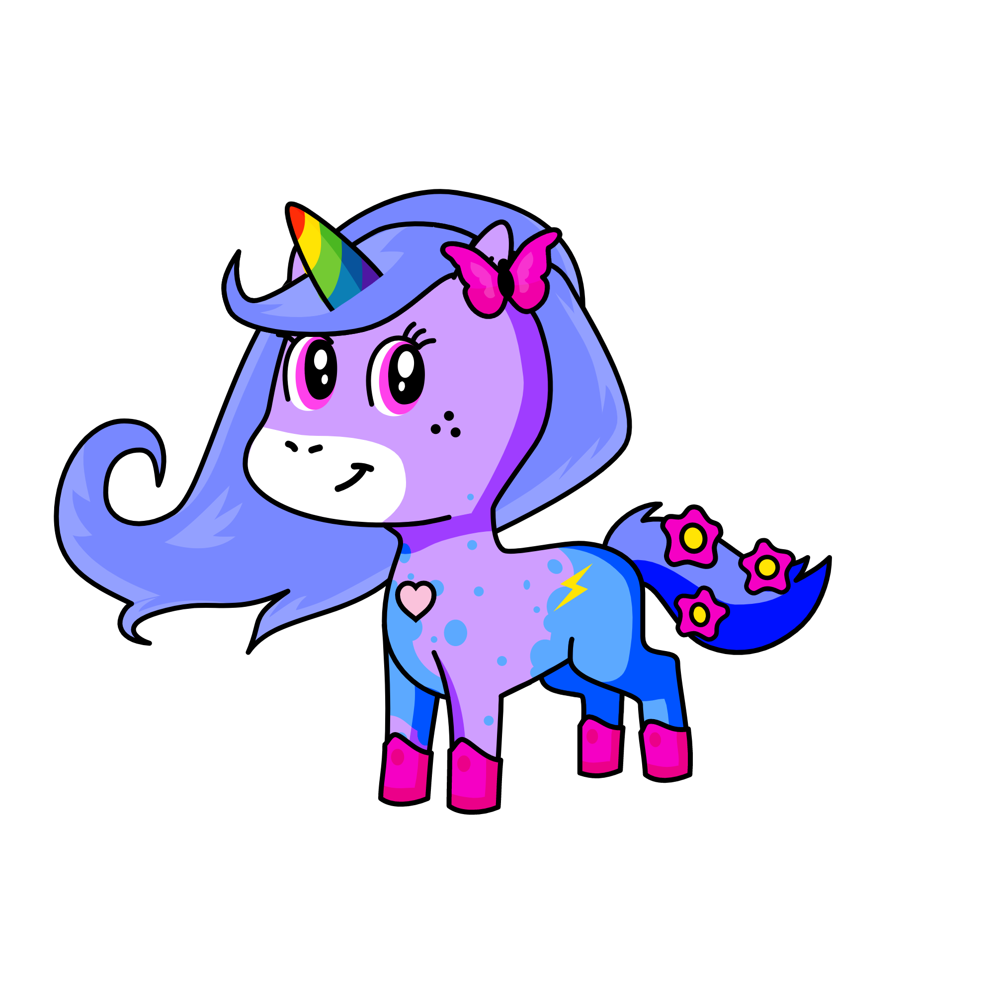 Cupcake, the unicorn