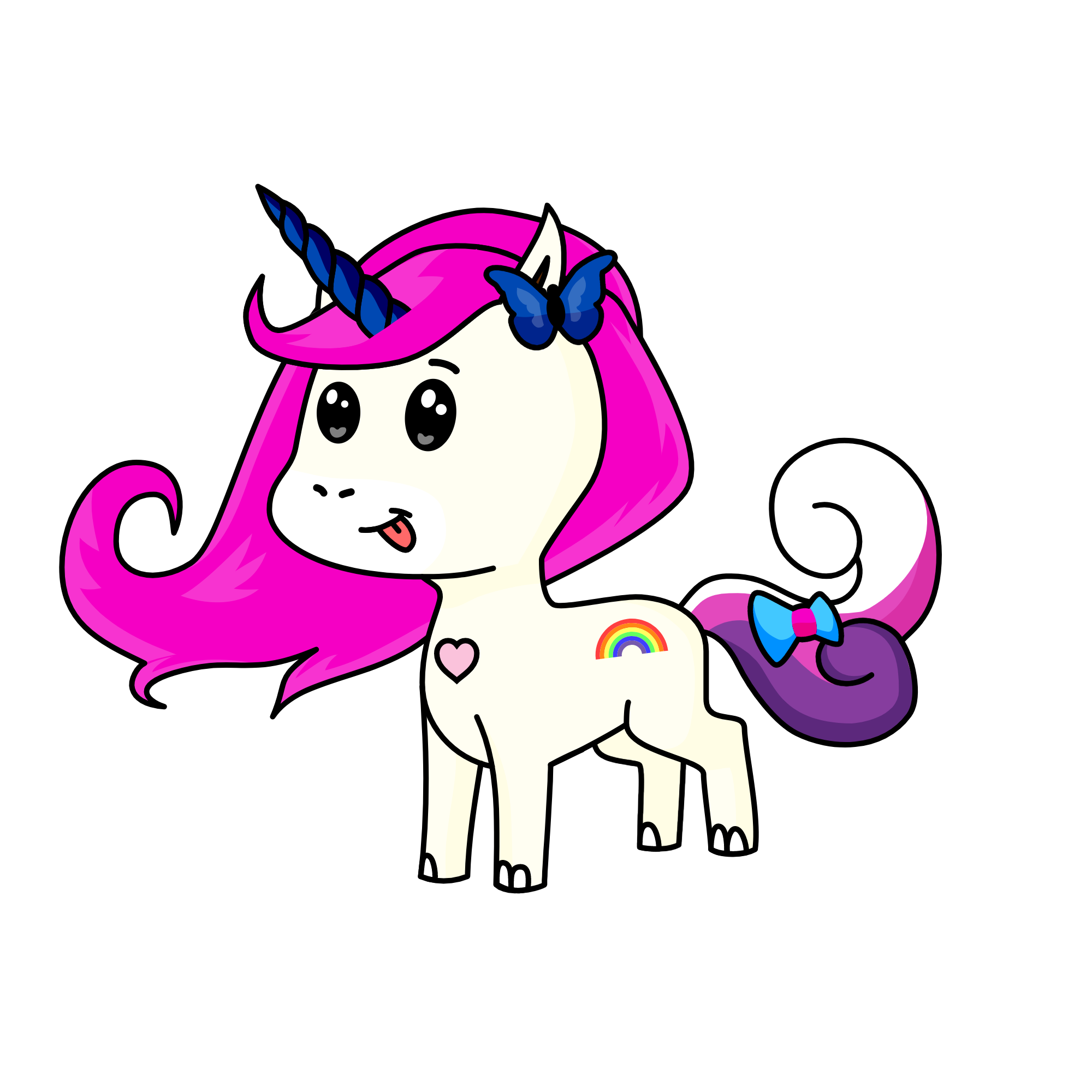 Cute flyer 4 , the unicorn