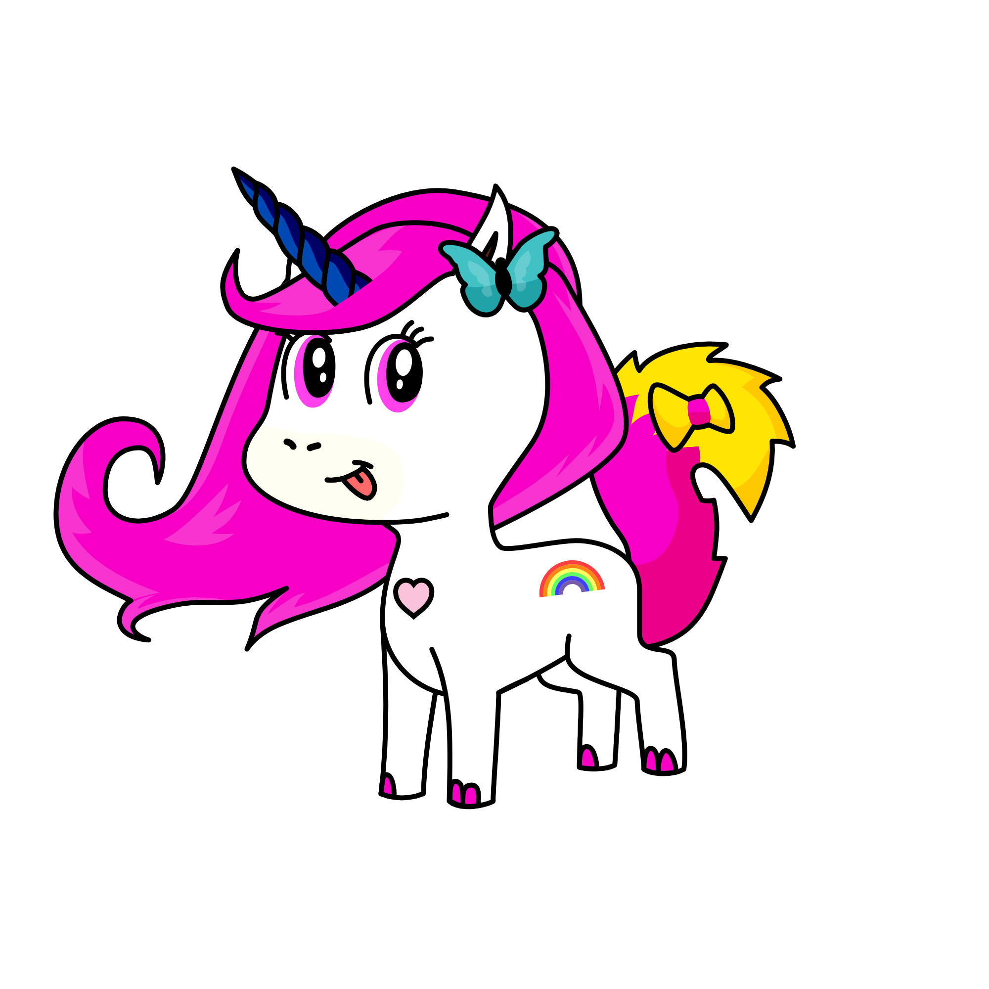 Cute flyer 5 , the unicorn