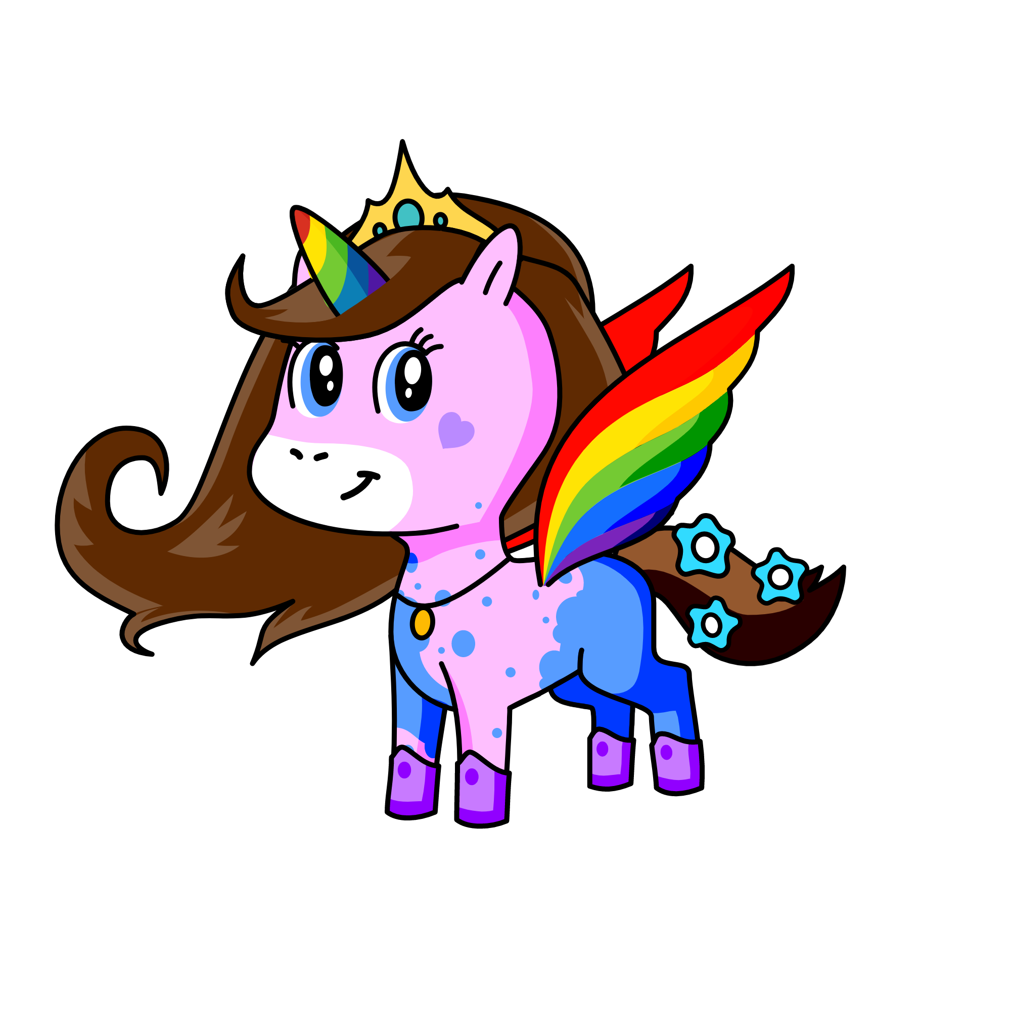 The Night princess, the unicorn