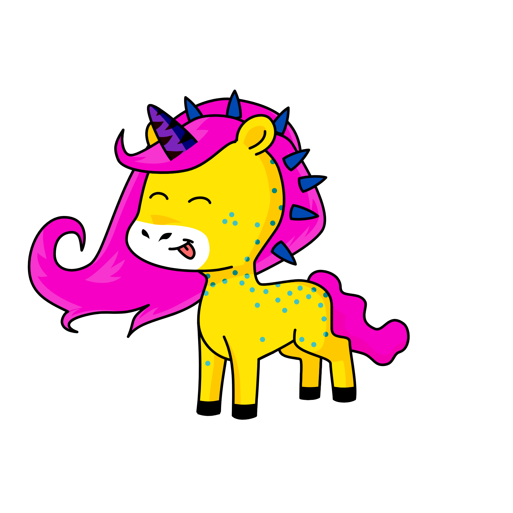 fluttershie, the unicorn