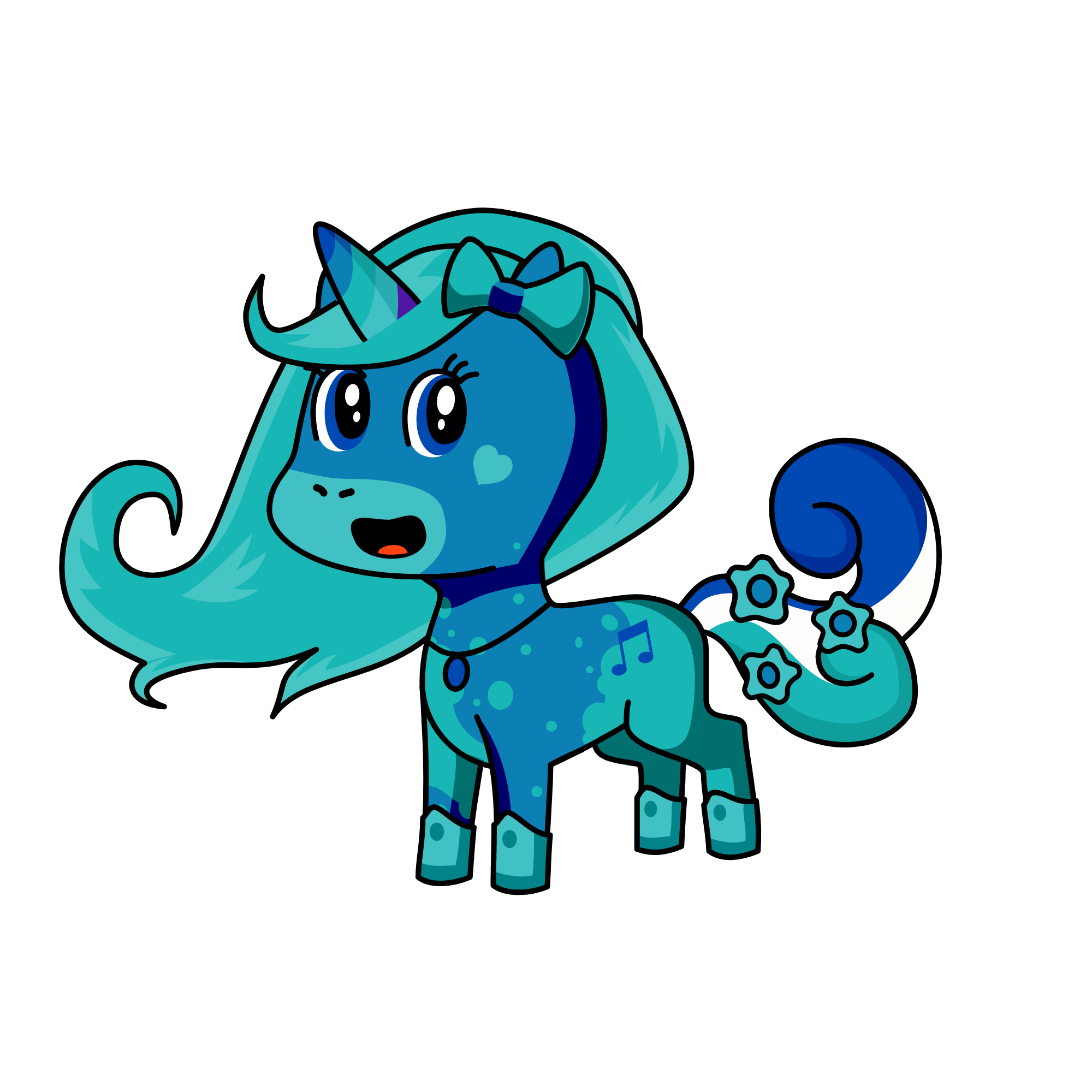 Winter, the unicorn