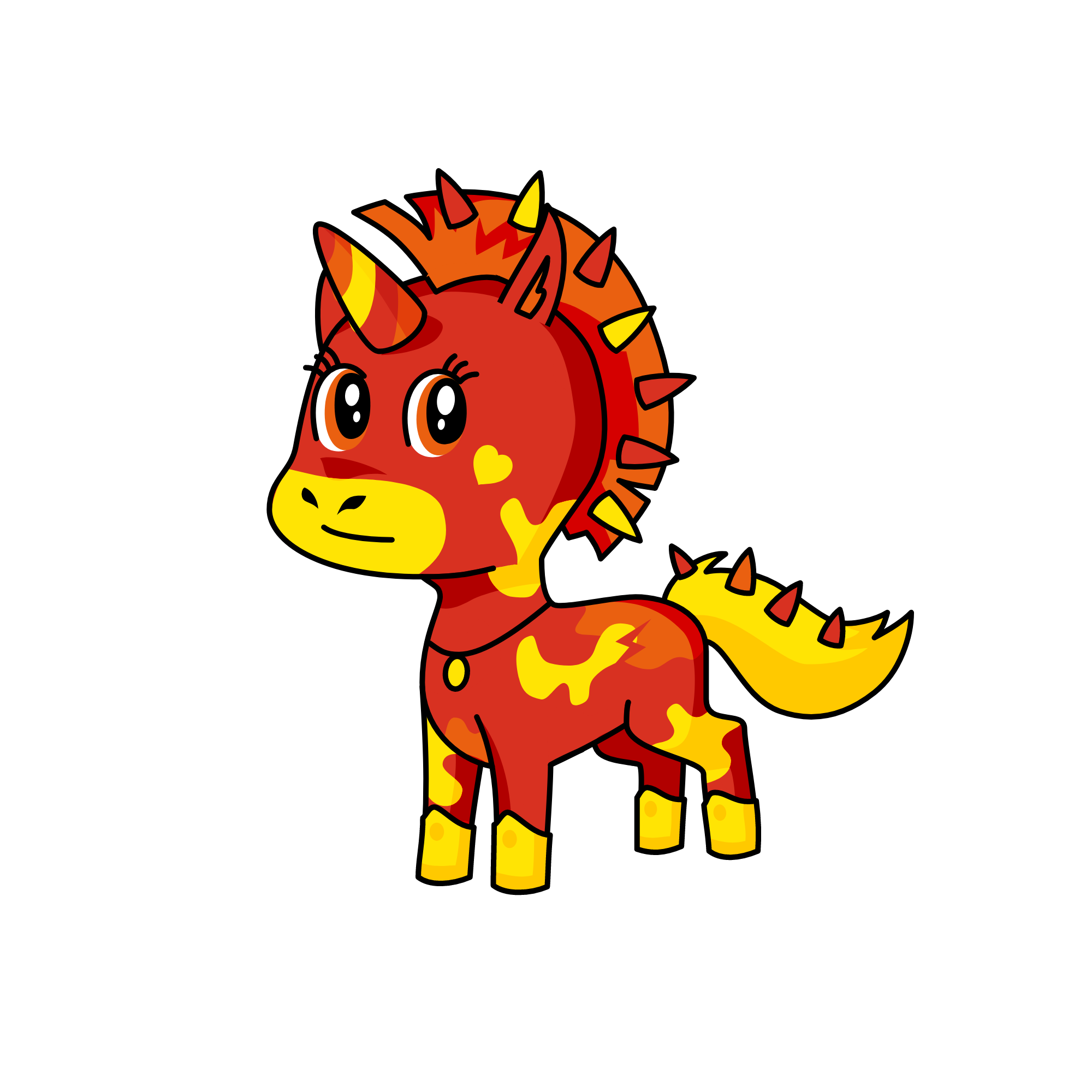 Deus do fogo!, the unicorn