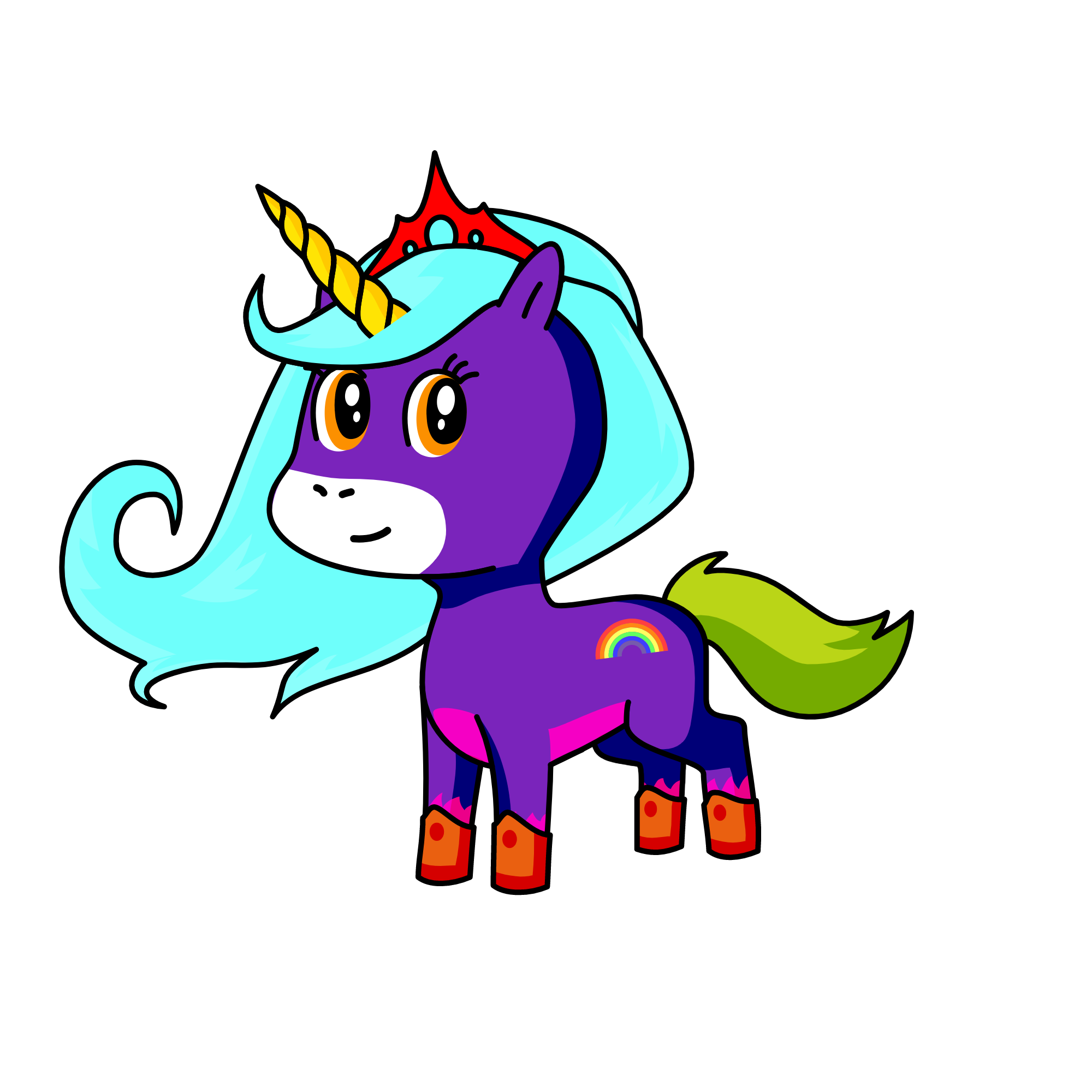 rainbow, the unicorn