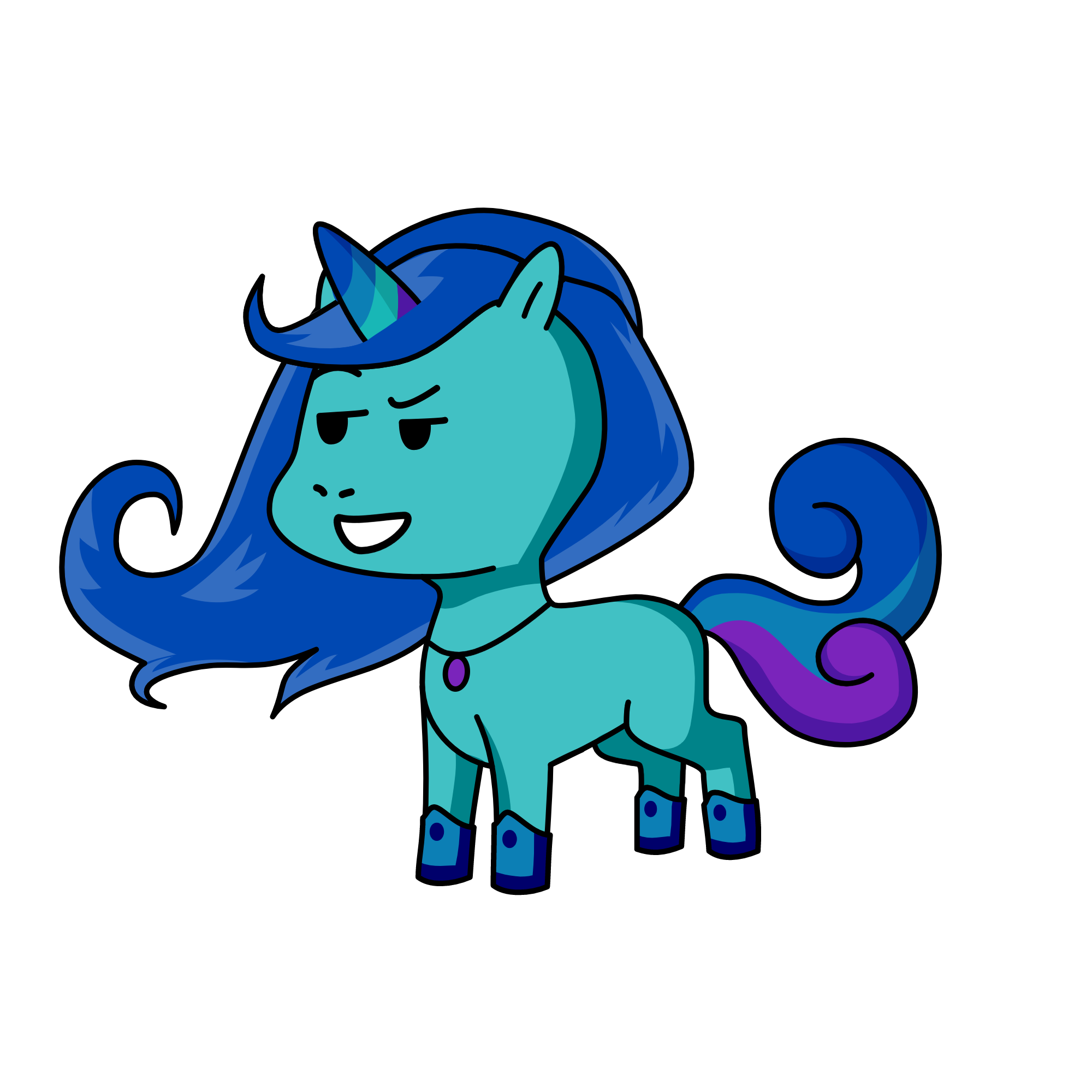 Tiffany, the unicorn