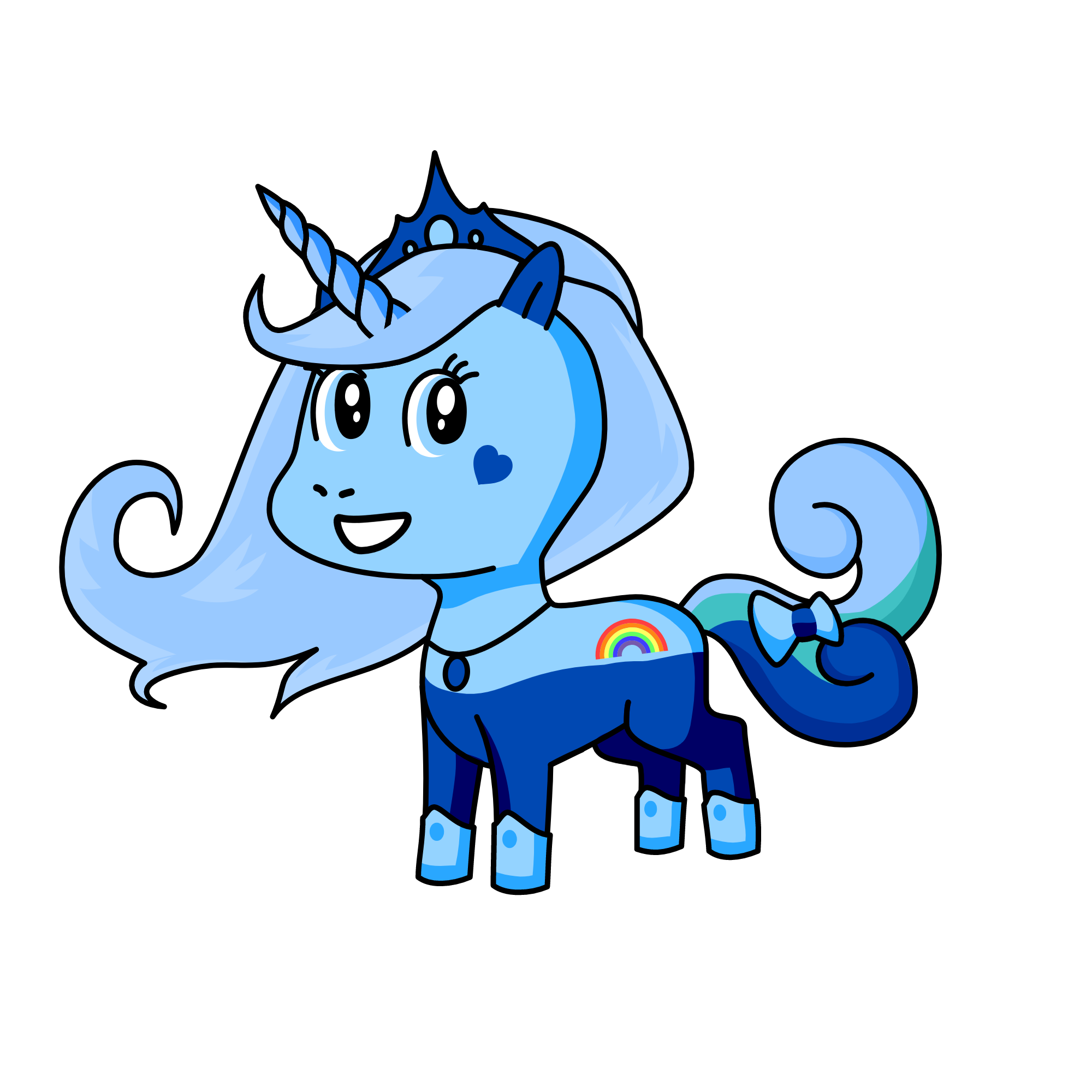 Snow Queen, the unicorn