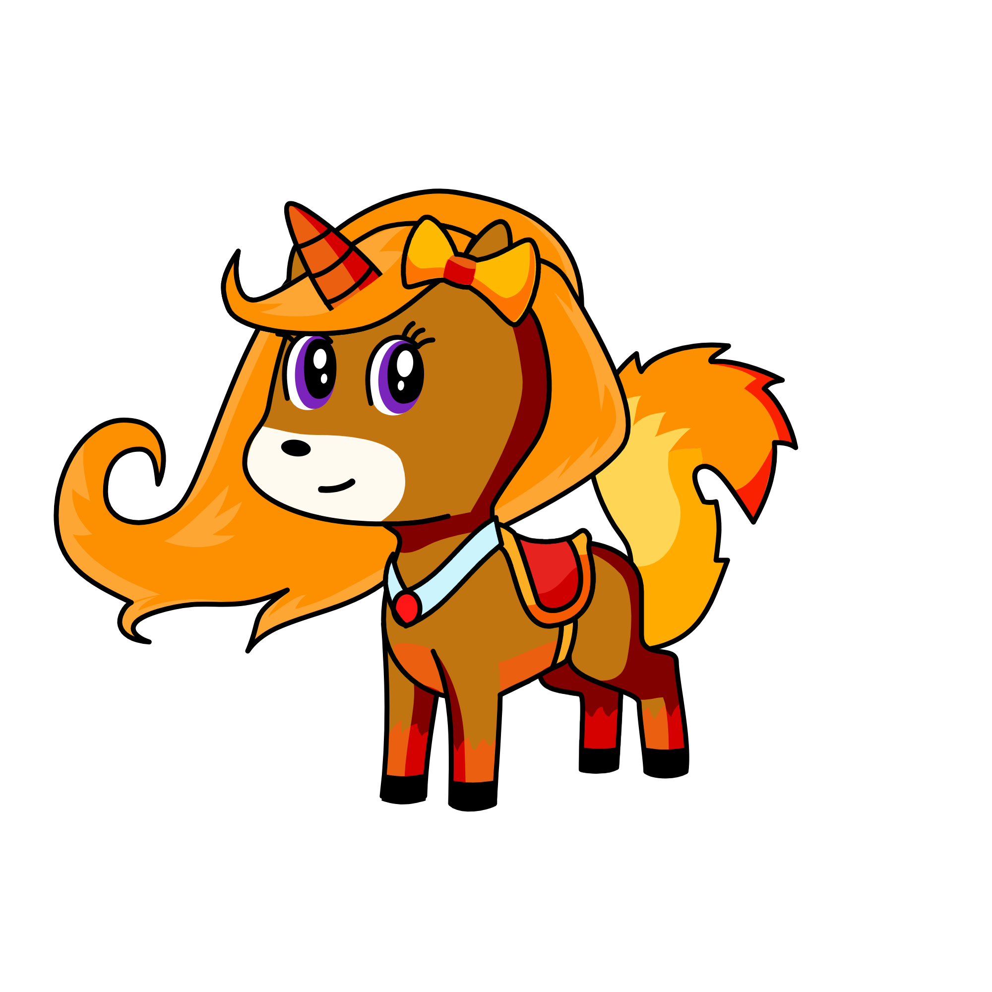 flame, the unicorn