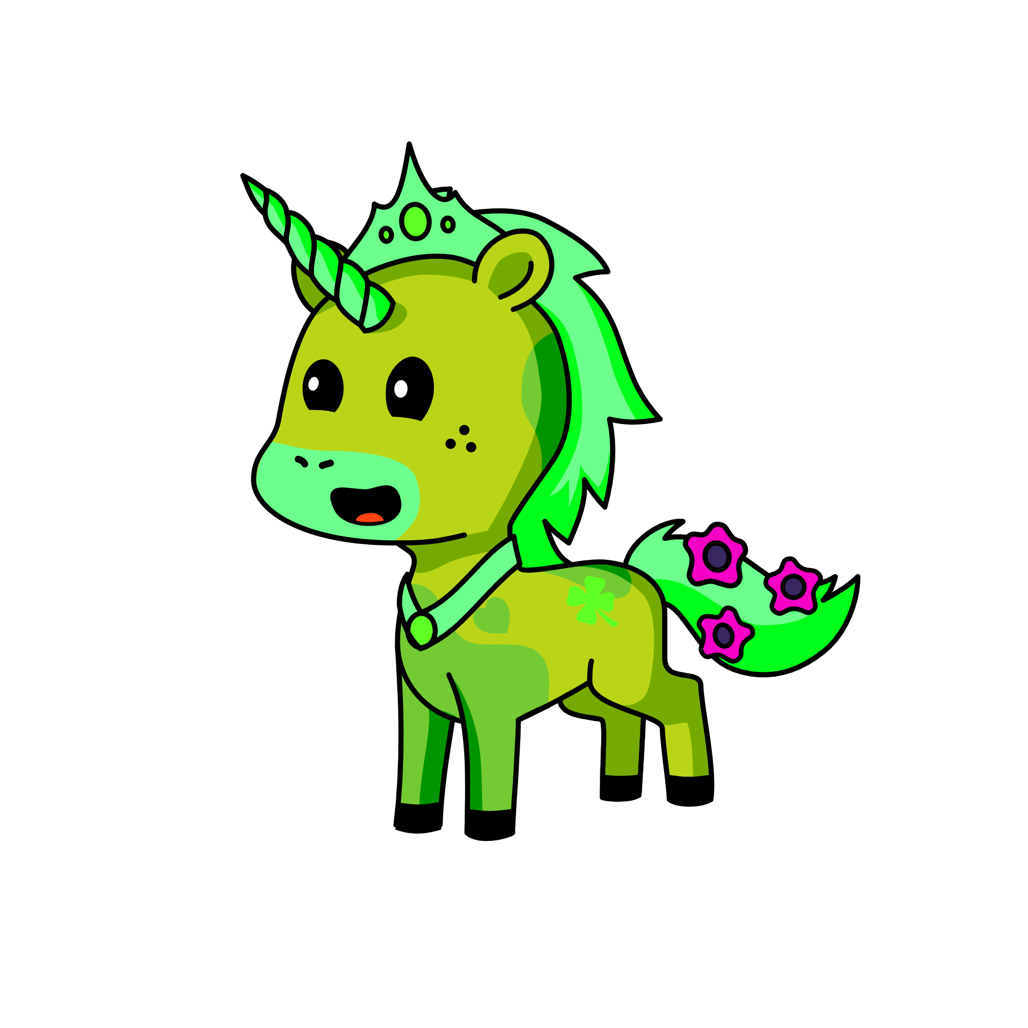 Nature Queen, the unicorn