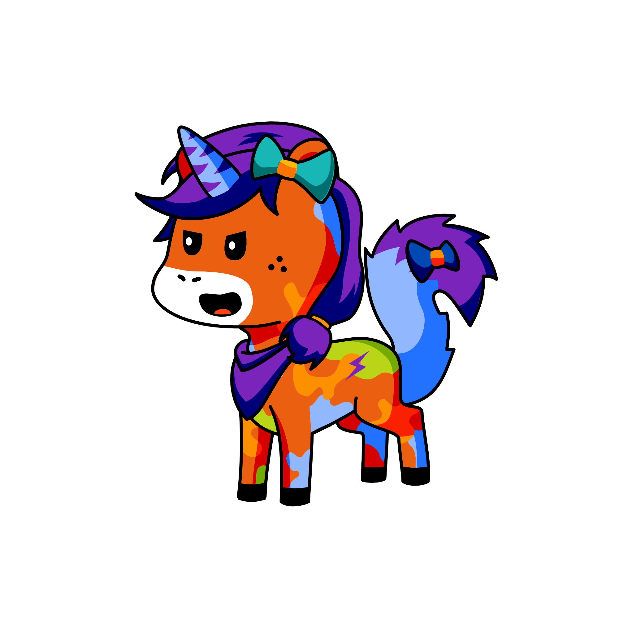 Retrocorn, the unicorn