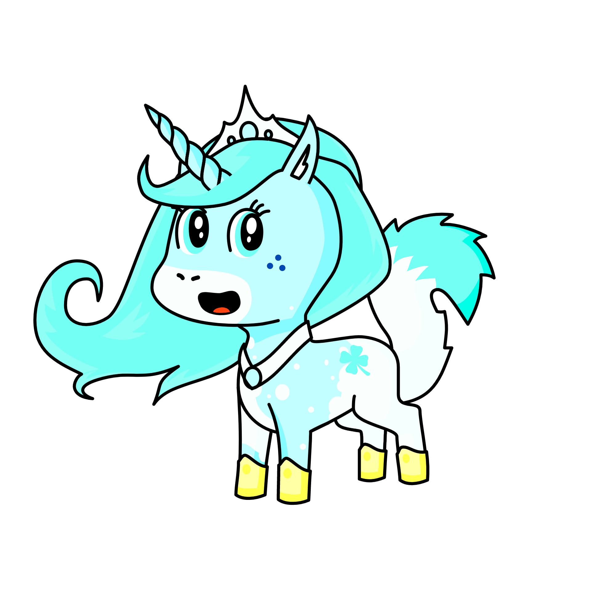 snow, the unicorn