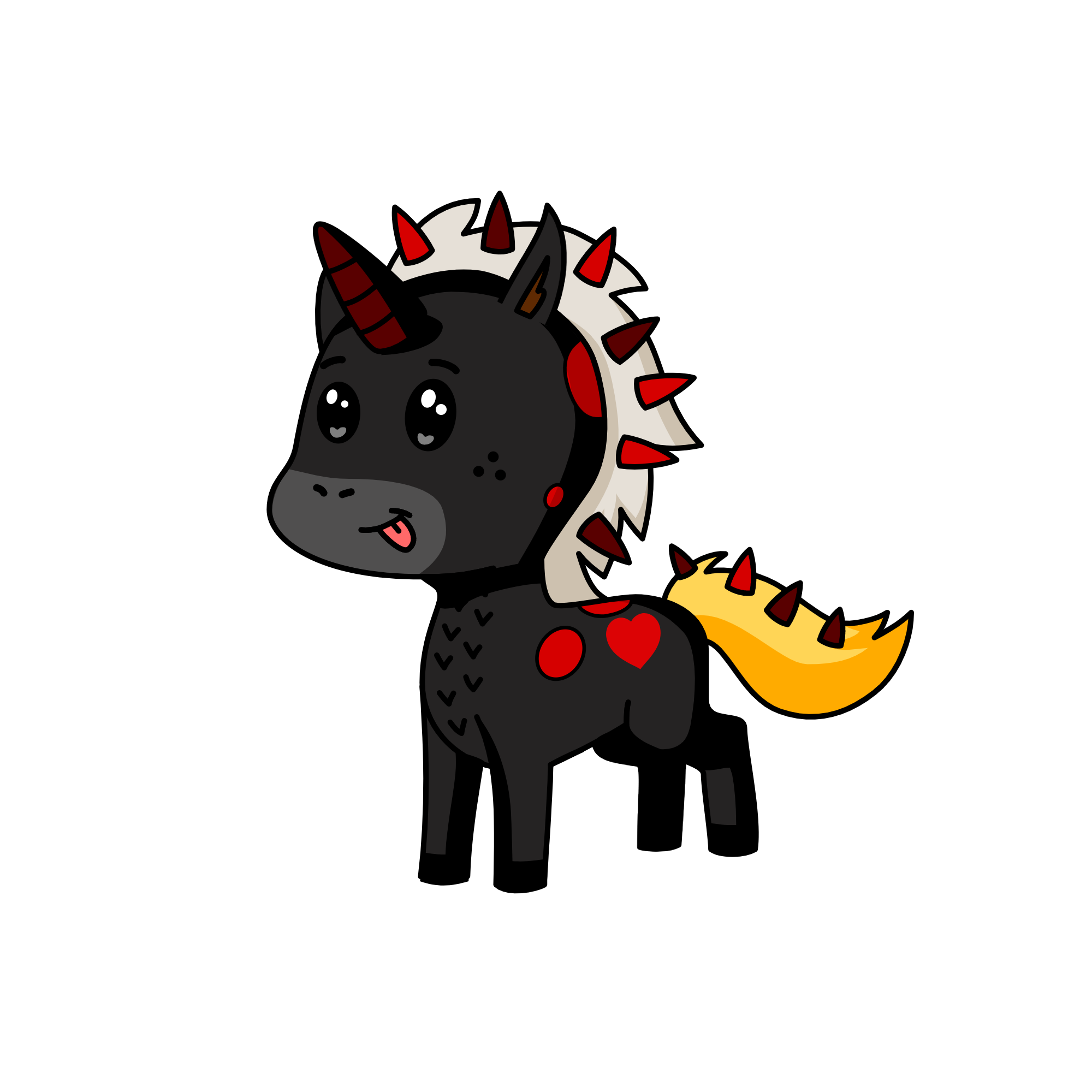 redgirl, the unicorn