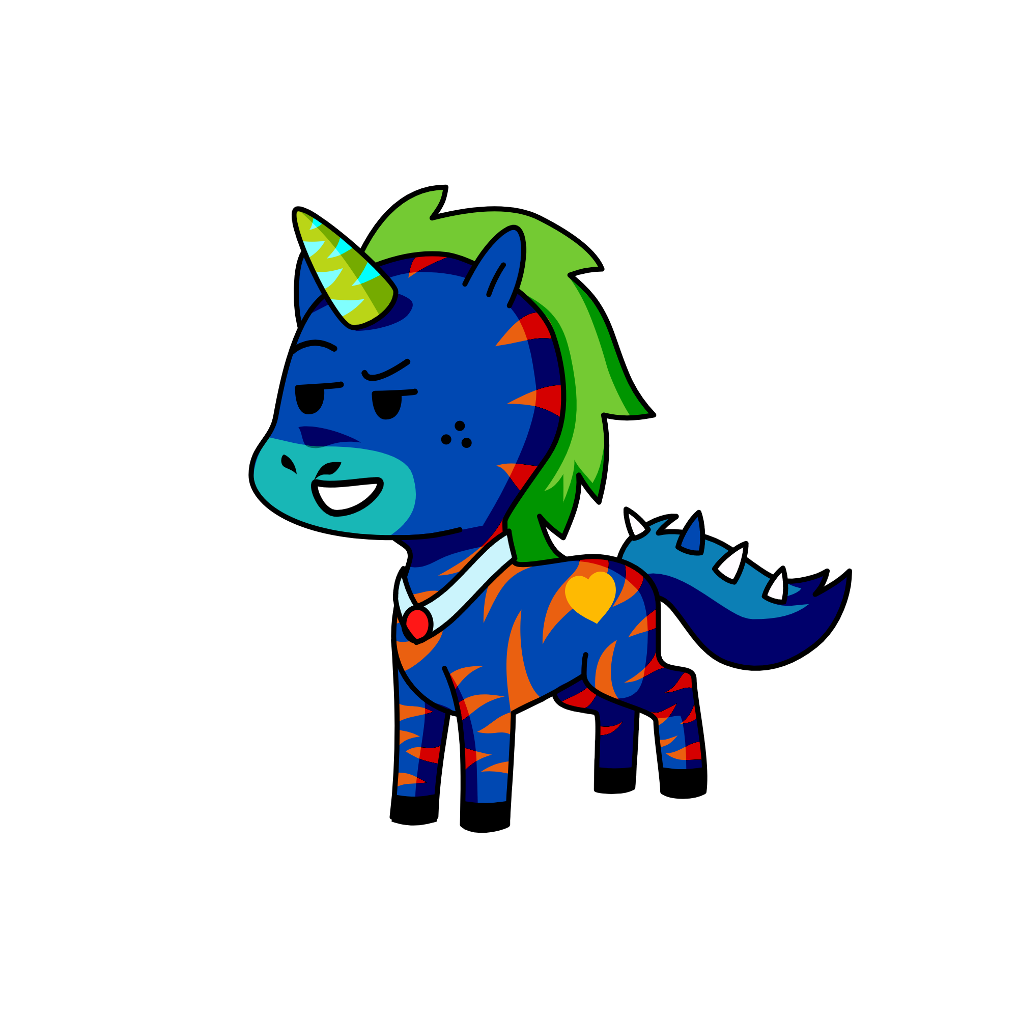 Rowdy, the unicorn