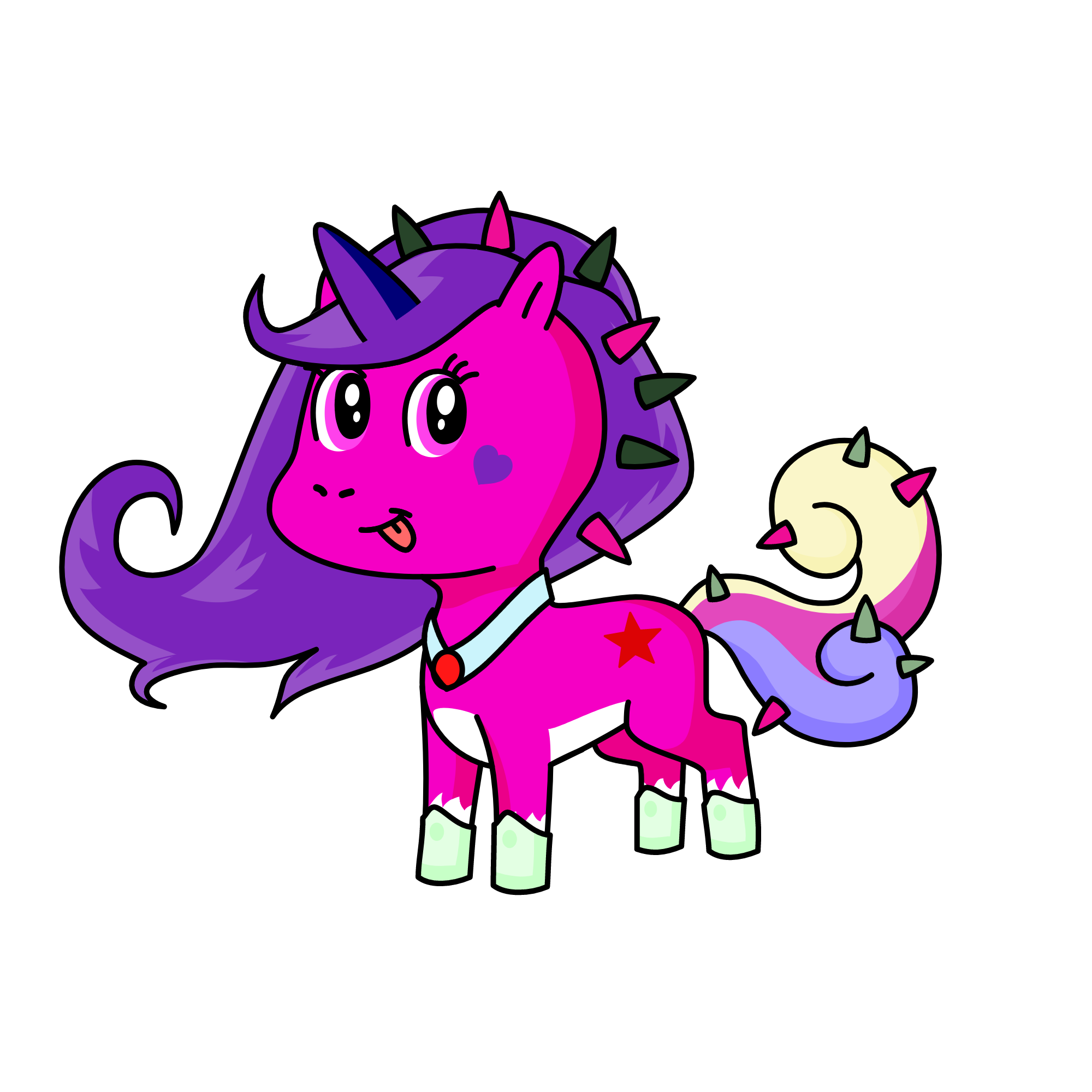 spike, the unicorn